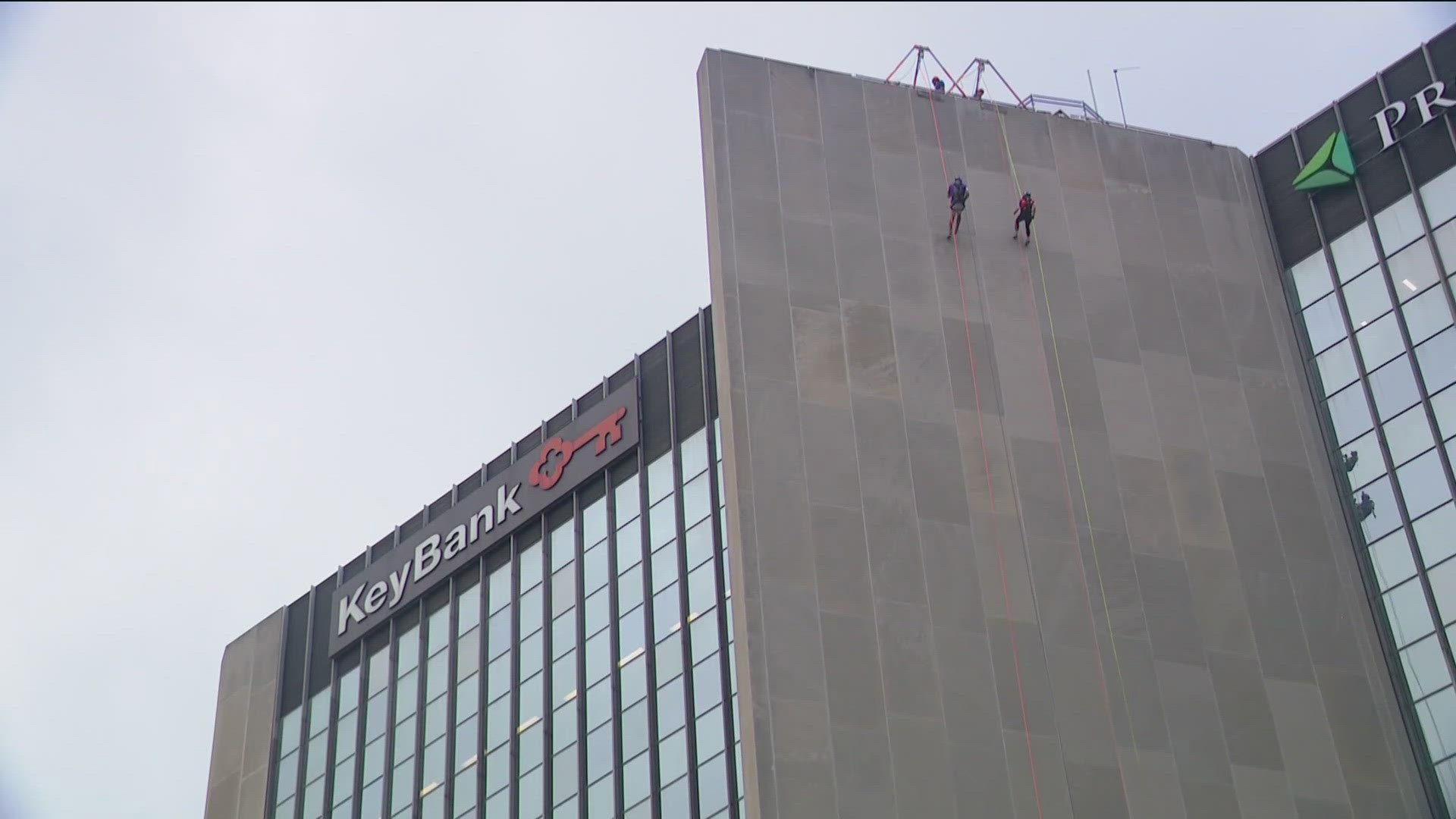 The Over the Edge for Victory event helps raise funds for The Victory Center and the services it provides to cancer patients, their loved ones and survivors.