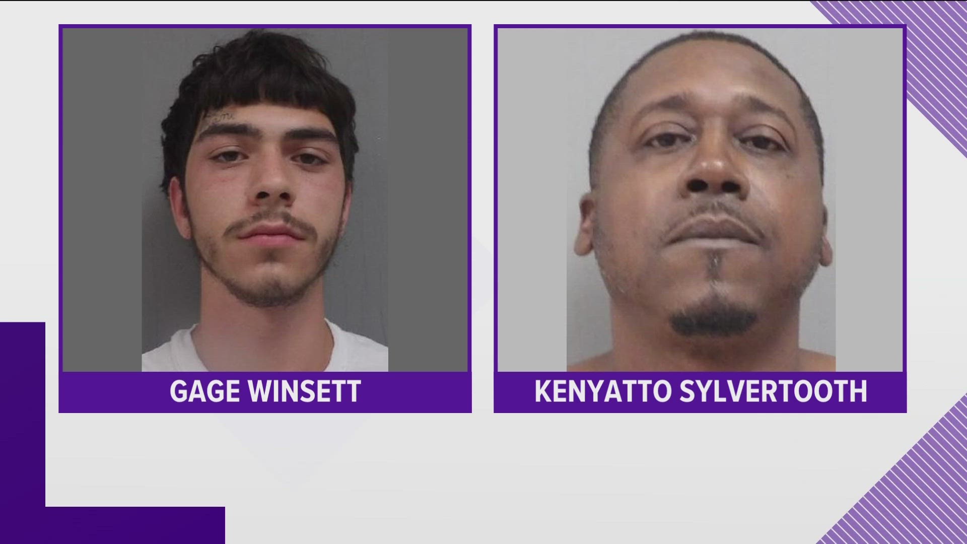 Gage Winsett, 18,  and Kenyatto Sylvertooth, 47, are charged with murder.	27-year-old Marquise Simmons was found shot on Frank Street in Adrian in February.