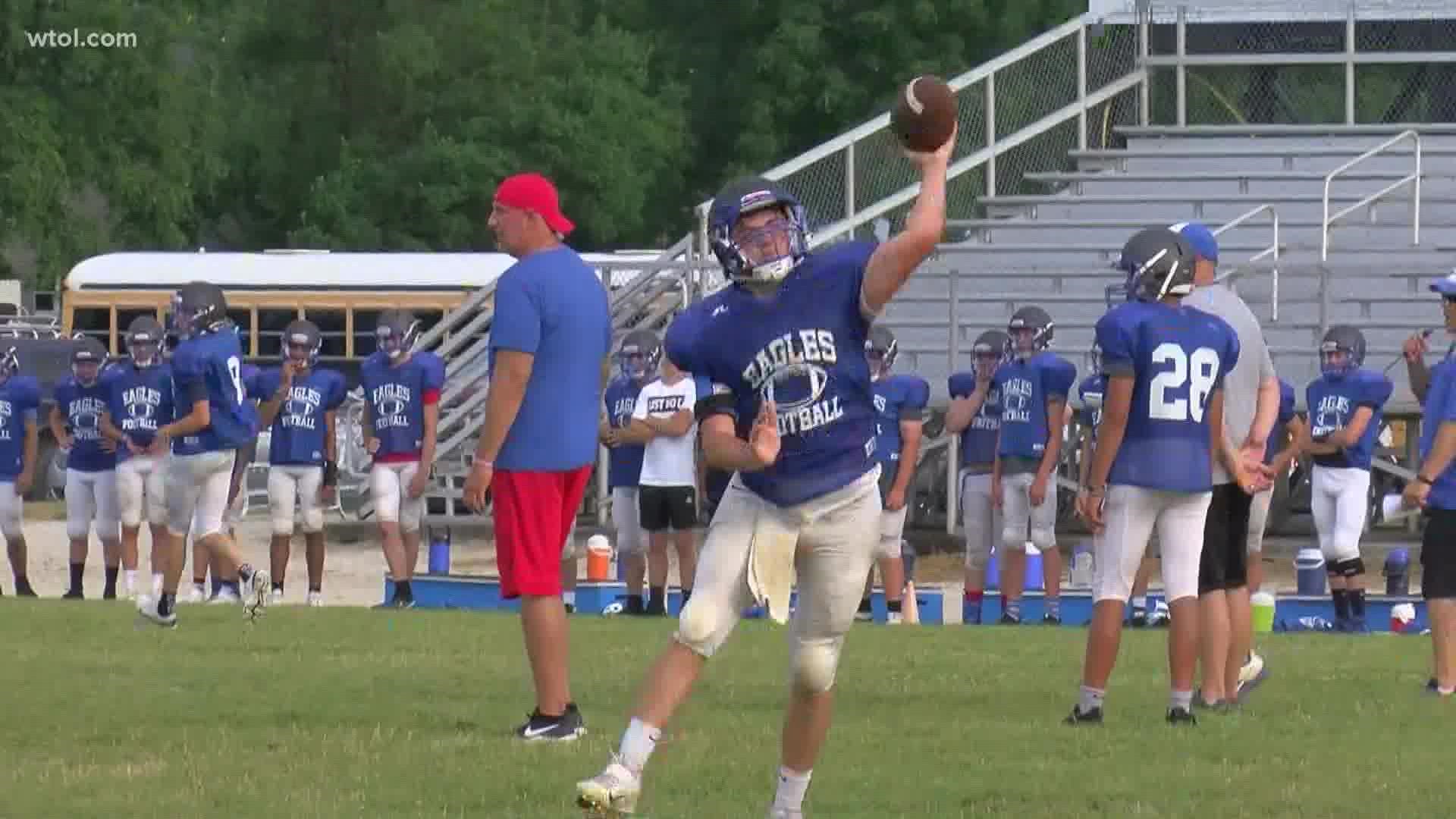 Next up, here's Liberty-Benton. The Eagles open their season against Leipsic. Our WTOL 11 high school football special airs Saturday, Aug. 14 at 10:30 a.m.