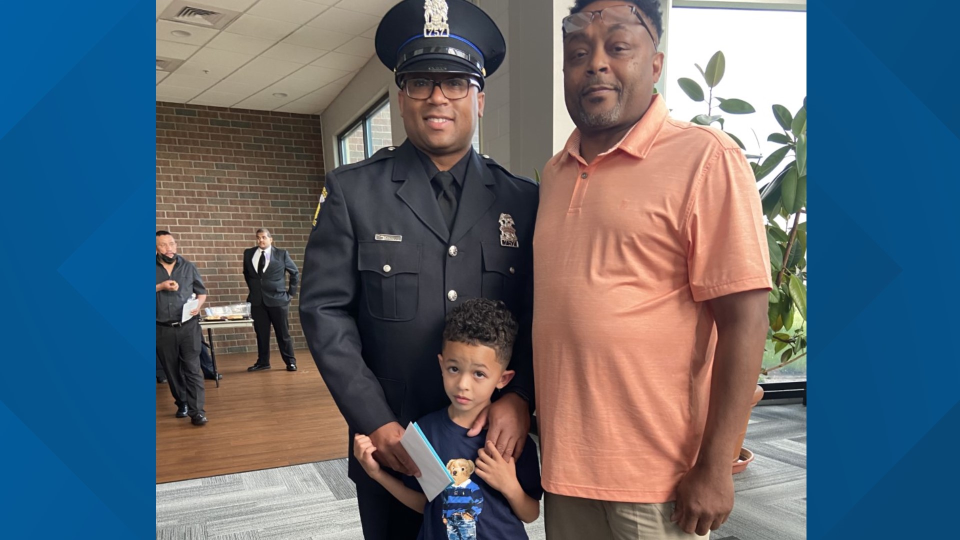 The father of one of TPD's newest officers says he's proud and scared at the same time. But he's hopeful his son can bring change as a role model in his neighborhood