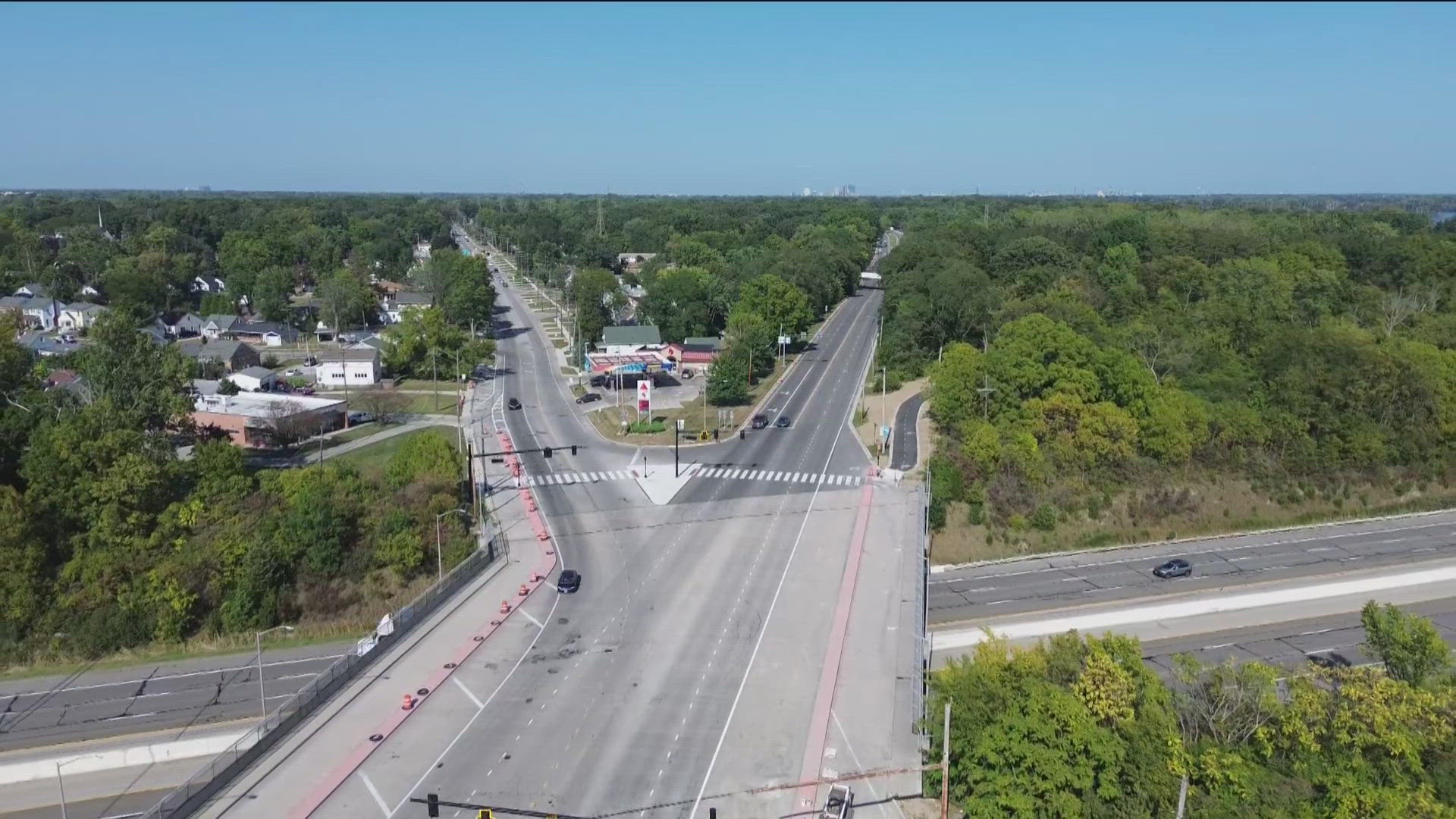 Drivers used to have a protected left turn when turning off AWT onto South Detroit Avenue. But now, they have to yield to oncoming traffic.