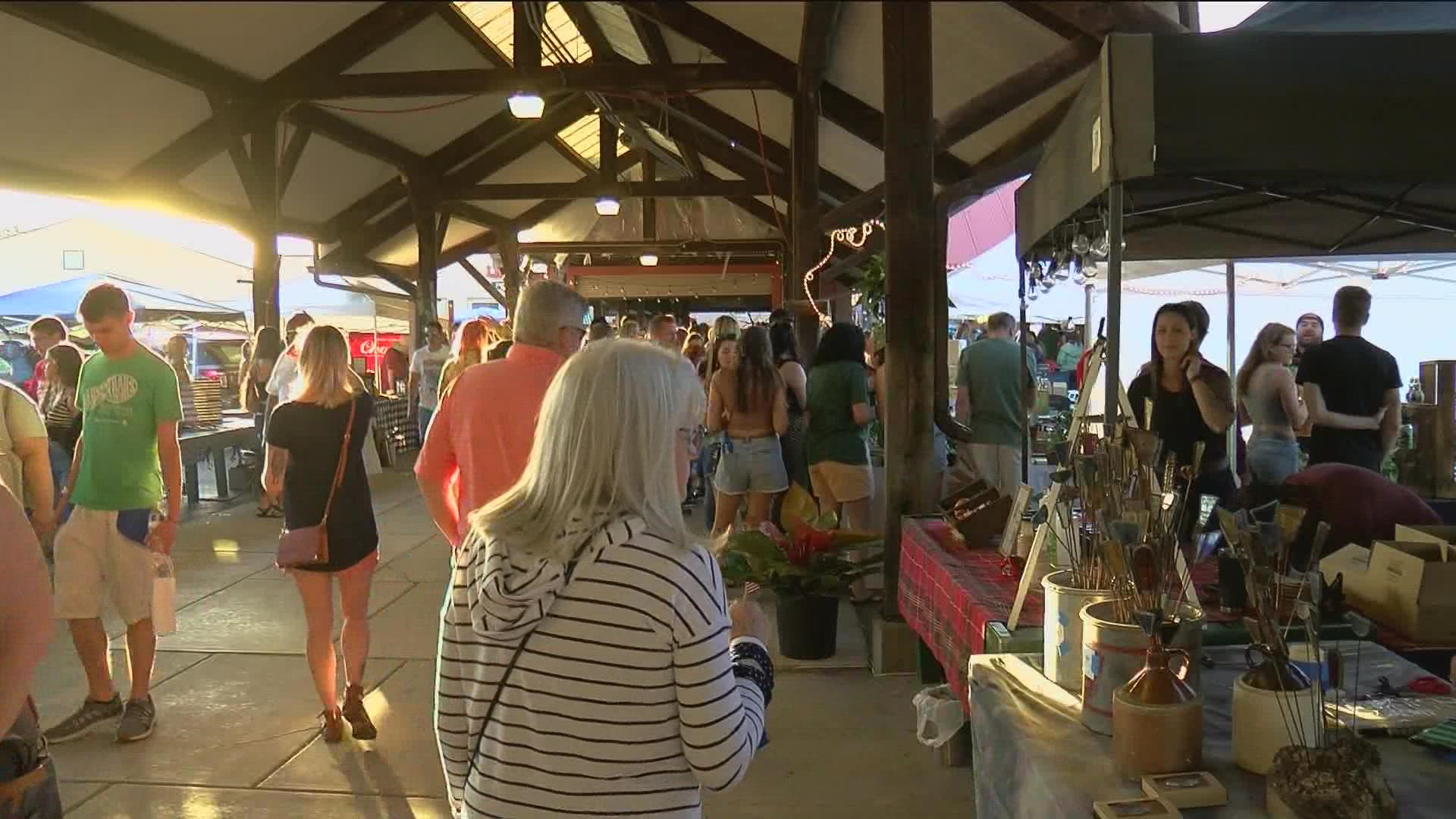The night market runs from 6 p.m. to 11 p.m.
