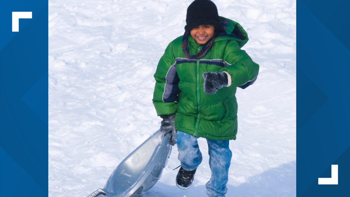 How many snow days can schools have in Ohio and Michigan?