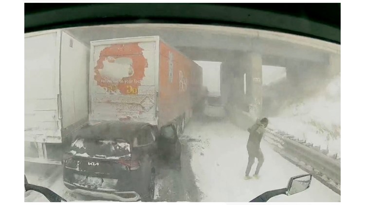 VIDEO: New dashcam footage shows fatal December 2022 46-vehicle Ohio Turnpike crash