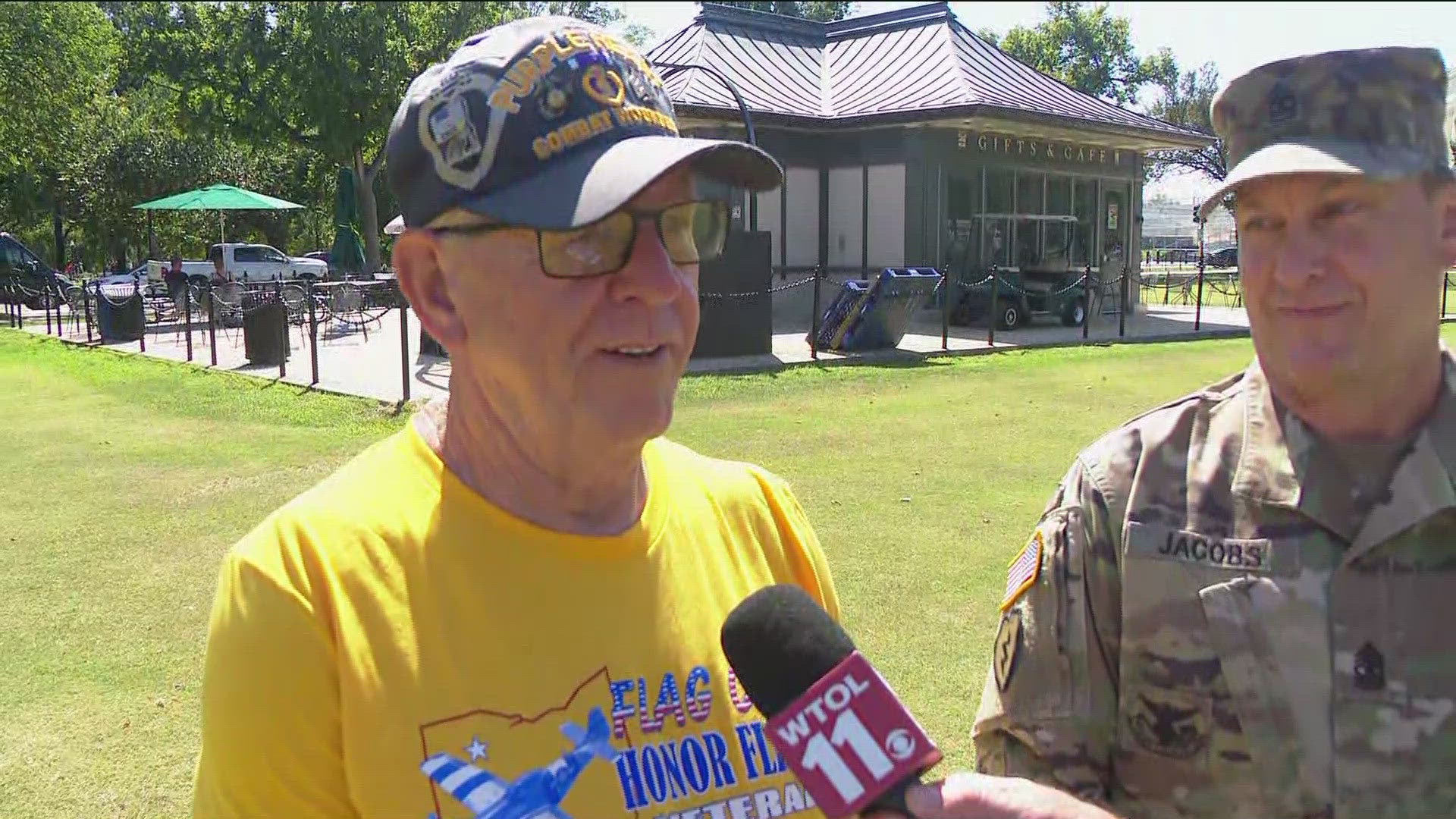 The trip carries special meaning not just for veterans, but also for active duty service members who join Flag City Honor Flight as guardians for the day.