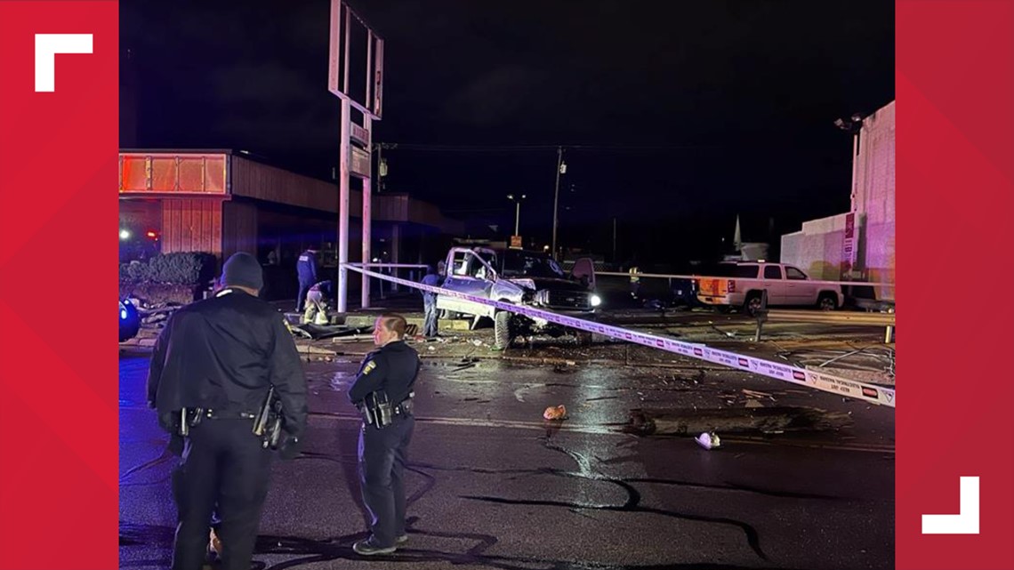 Truck driver hits utility pole in west Toledo