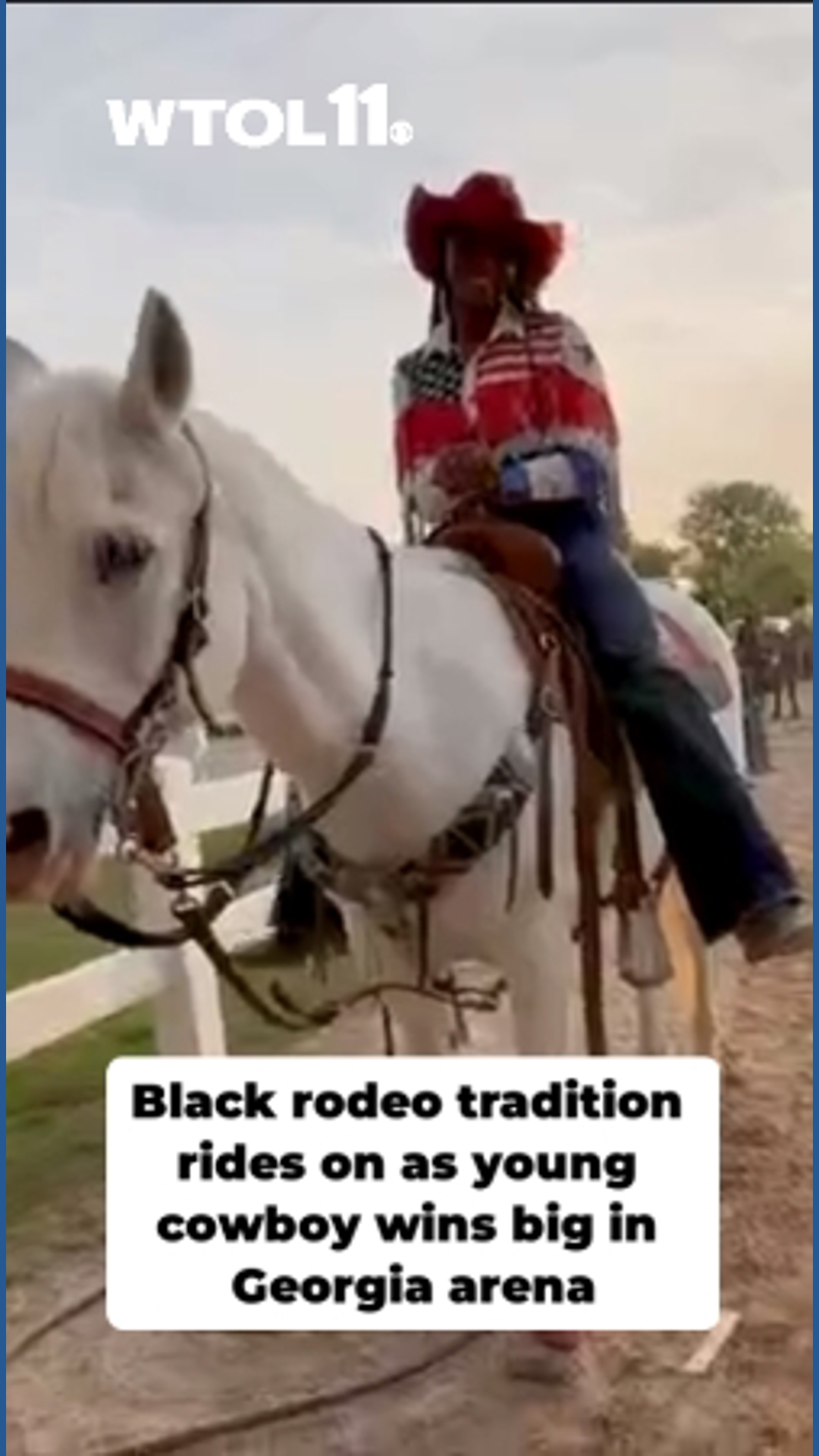 Black rodeo tradition rides on as young cowboy wins big in Georgia ...