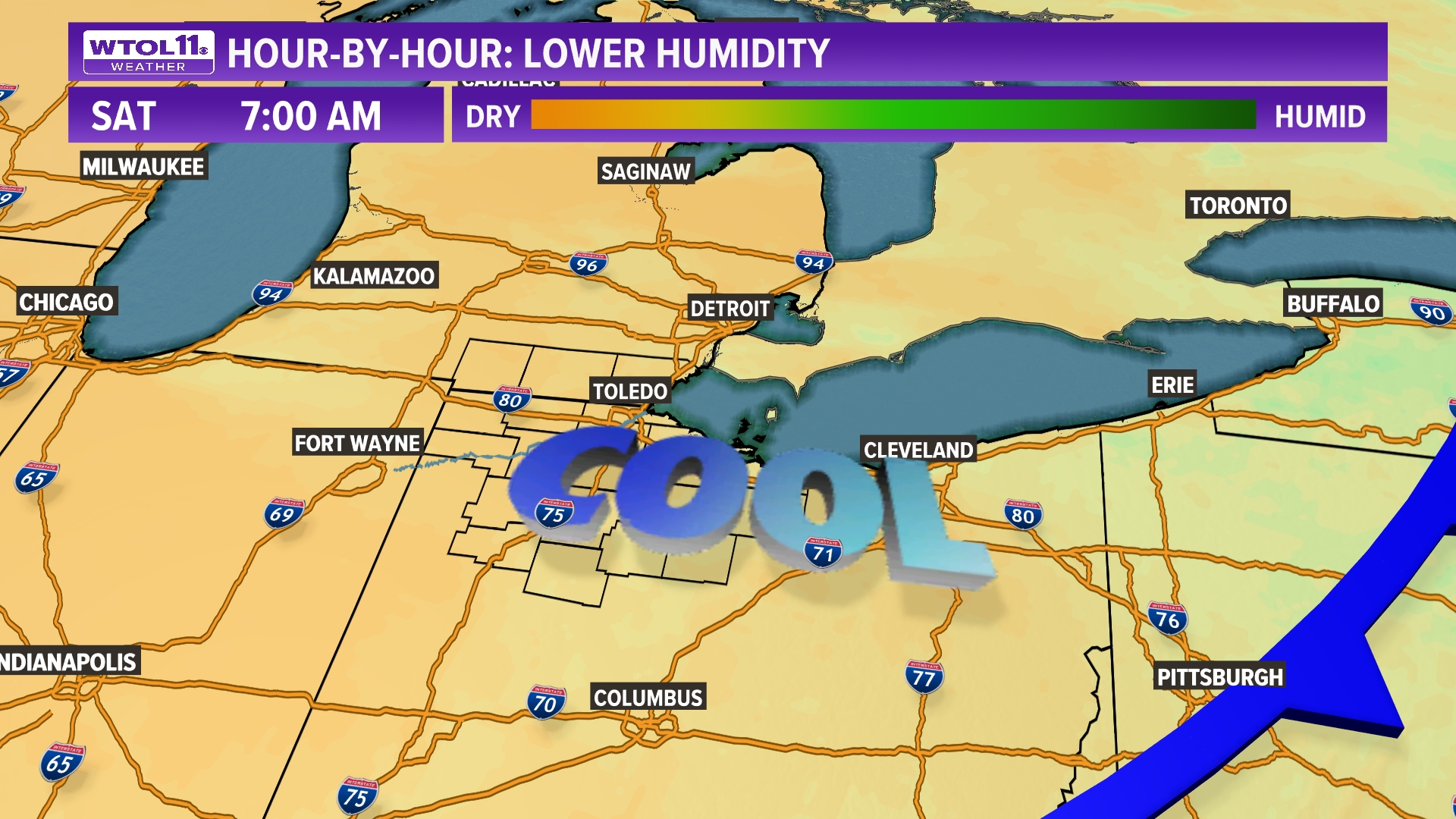 Meteorologist John Burchfield takes a look at average temperatures and precipitation levels in northwest Ohio and across the region as we enter August.