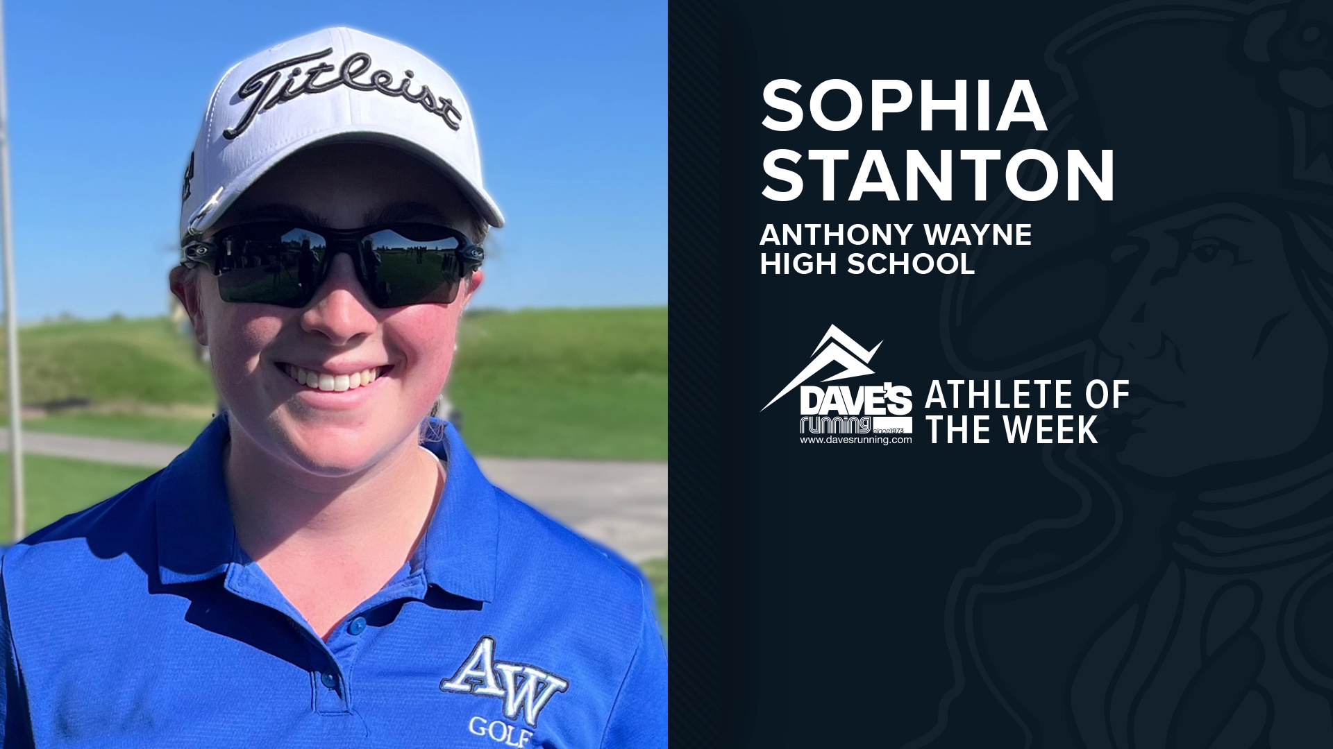 The junior helped lead the girls golf team to its first state tournament appearance in program history. Stanton also won a district title after a round of 72.