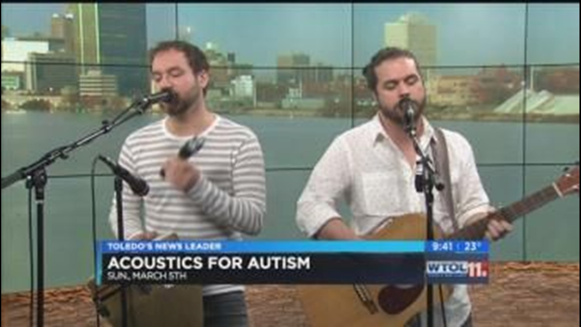 'Captain Sweet Shoes' performs, talks about Acoustics for Autism