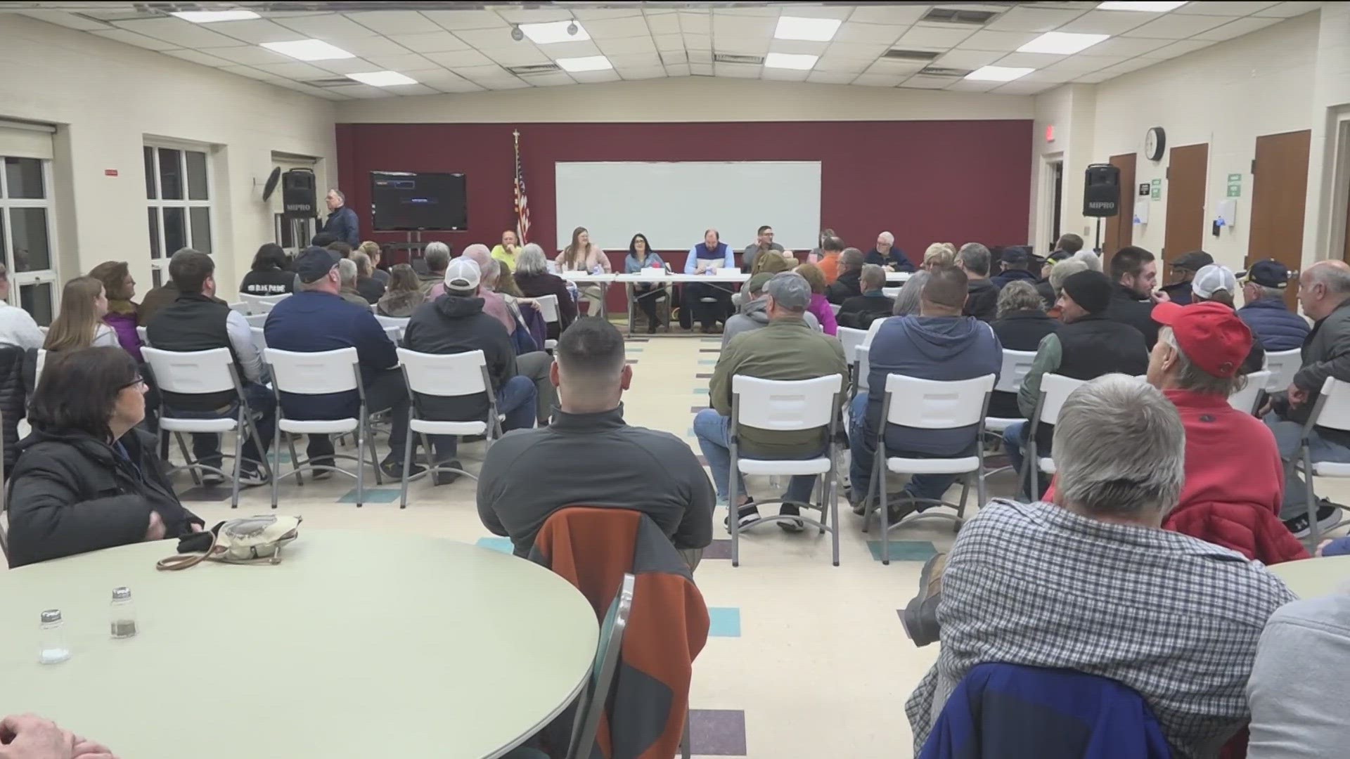 Rossford City Council held a community meeting on Monday to gather public opinion thoughts on the three proposed solutions to the department's staffing shortage.