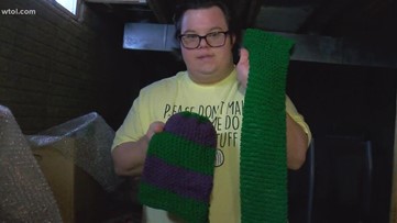 Toledo man turns his passion for knitting into a mission with purpose