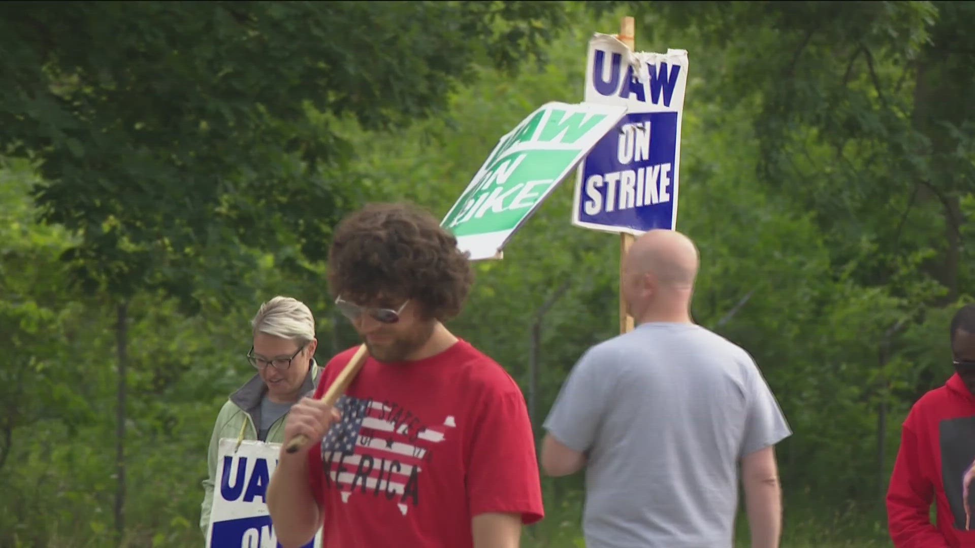 Hundreds of workers at the Holland battery plant have been on strike since May 8.