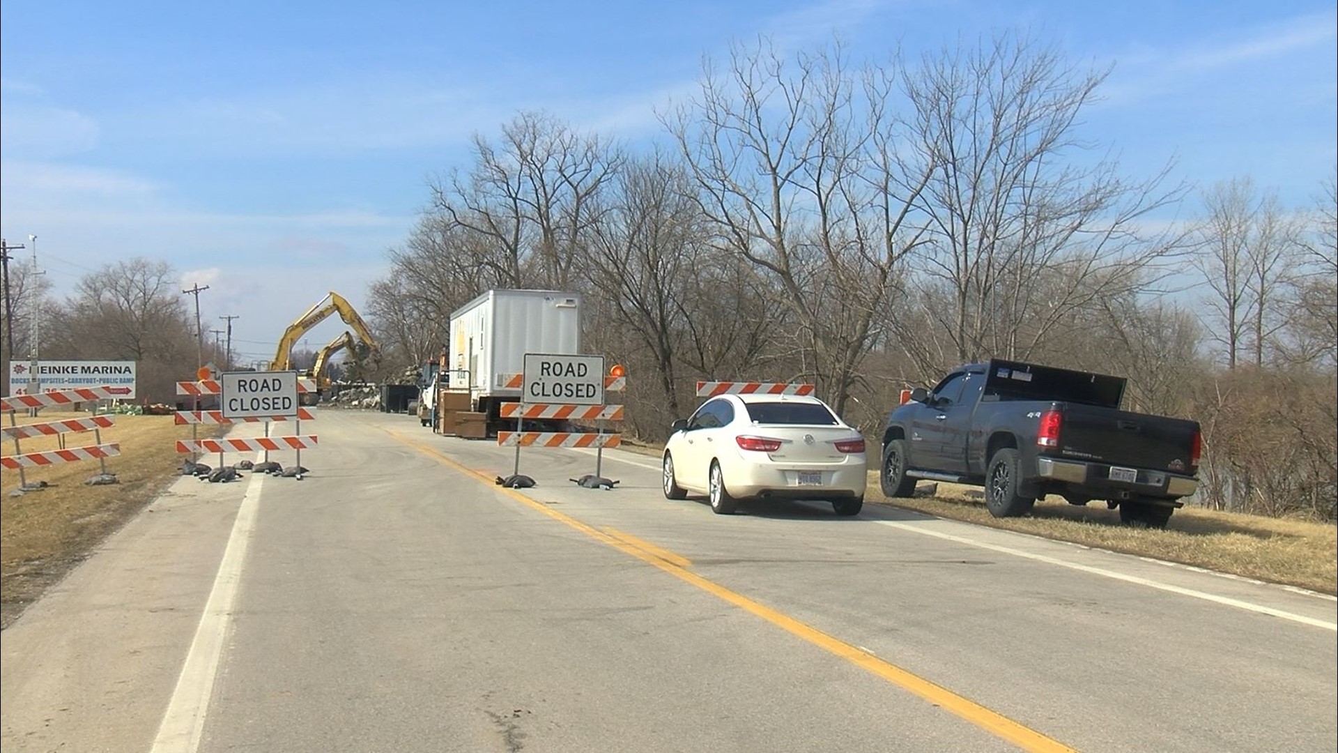 Why is State Route 2 closed out by the Bono curve?