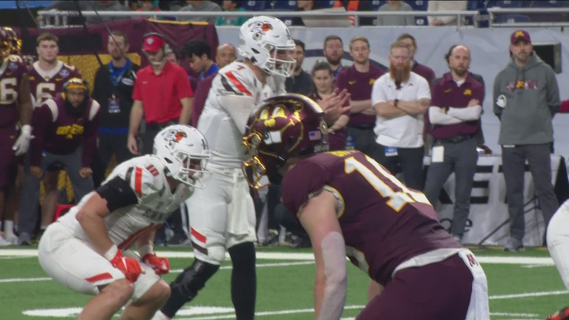 The Gophers were 5-7 coming into the game against Bowling Green but earned the bowl bid because they had the best Academic Progress Rate among five-win teams.