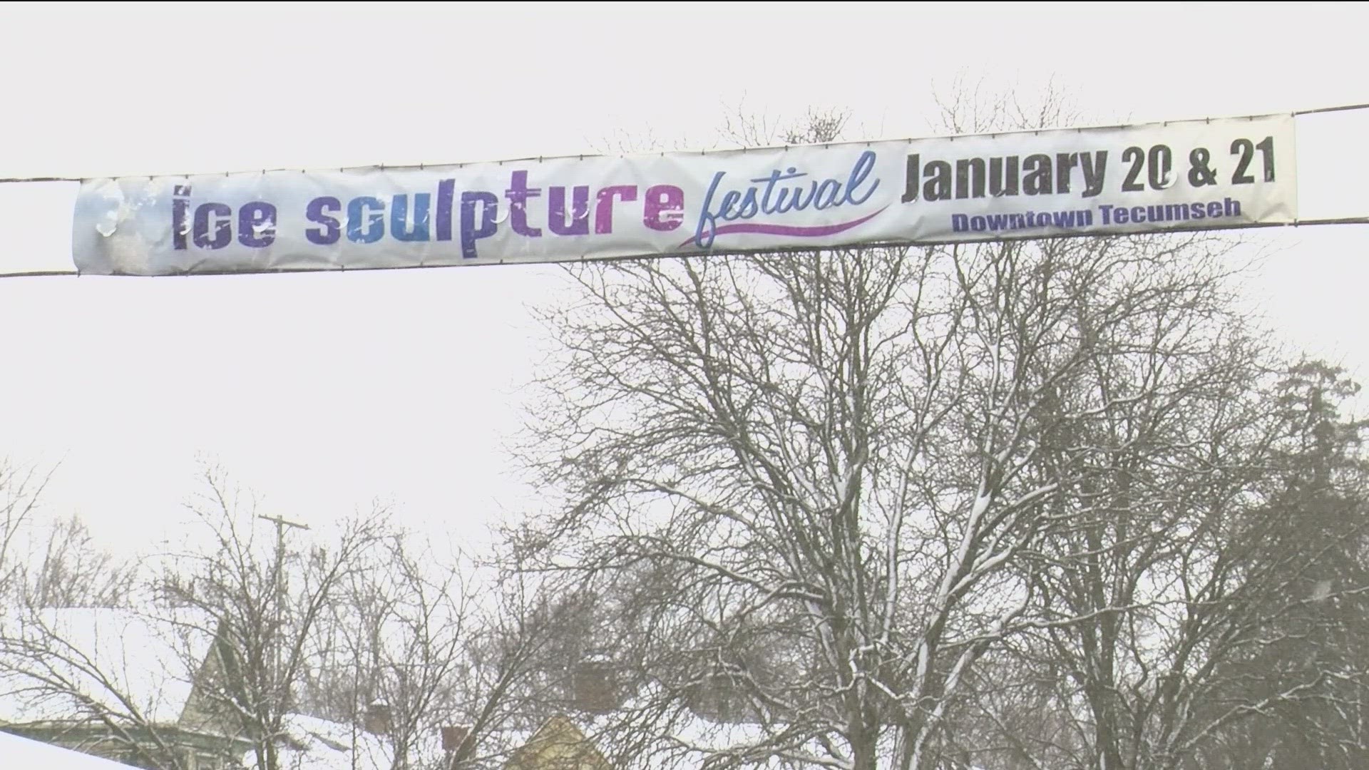 The event is held in January each year to help bring in additional foot traffic to the small Michigan town.