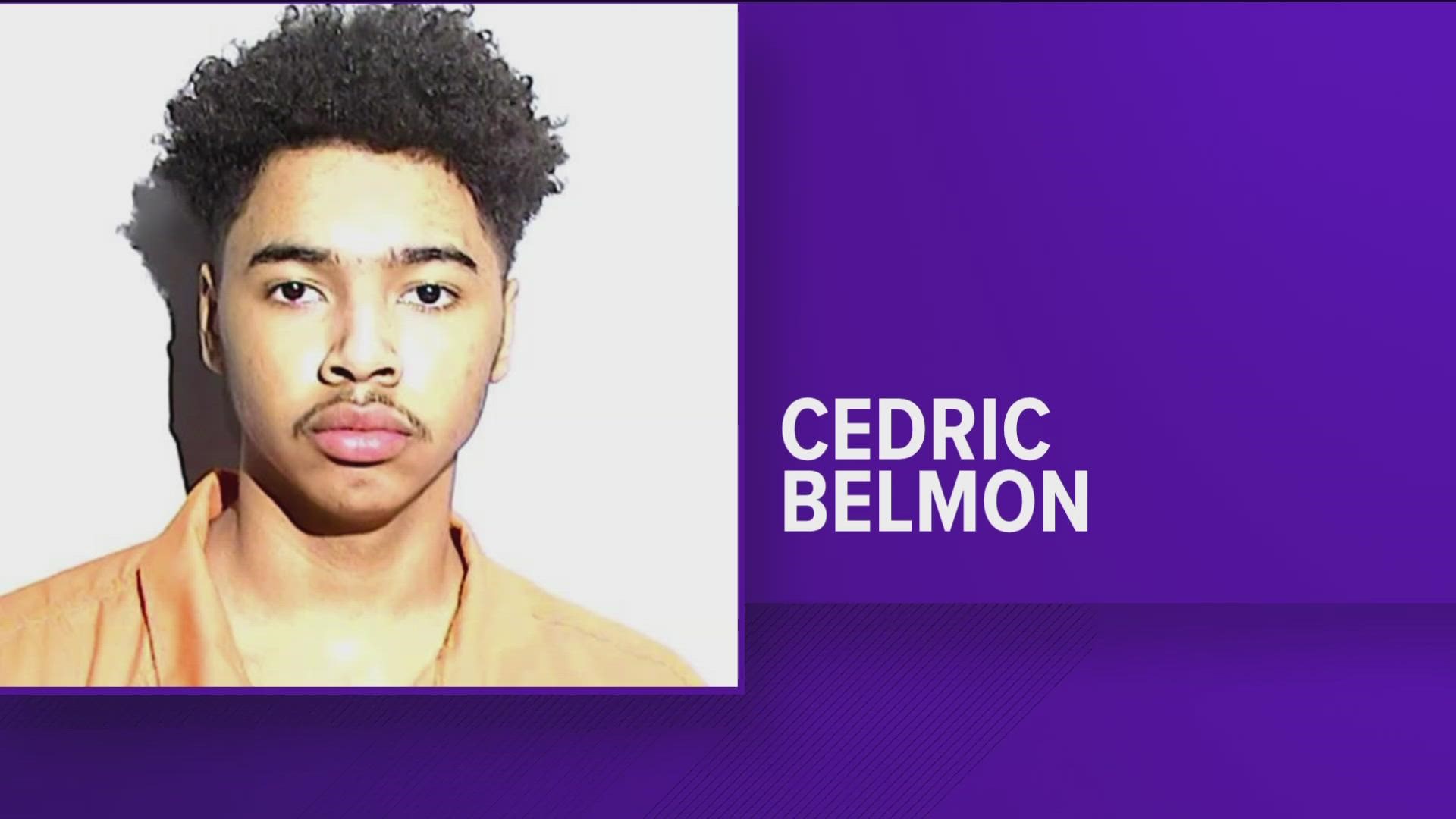 Cedrick Belmon Jr. was indicted on charges including murder and felonious assault in the July 2022 shooting death of Dominick Barnett, 29, in south Toledo.