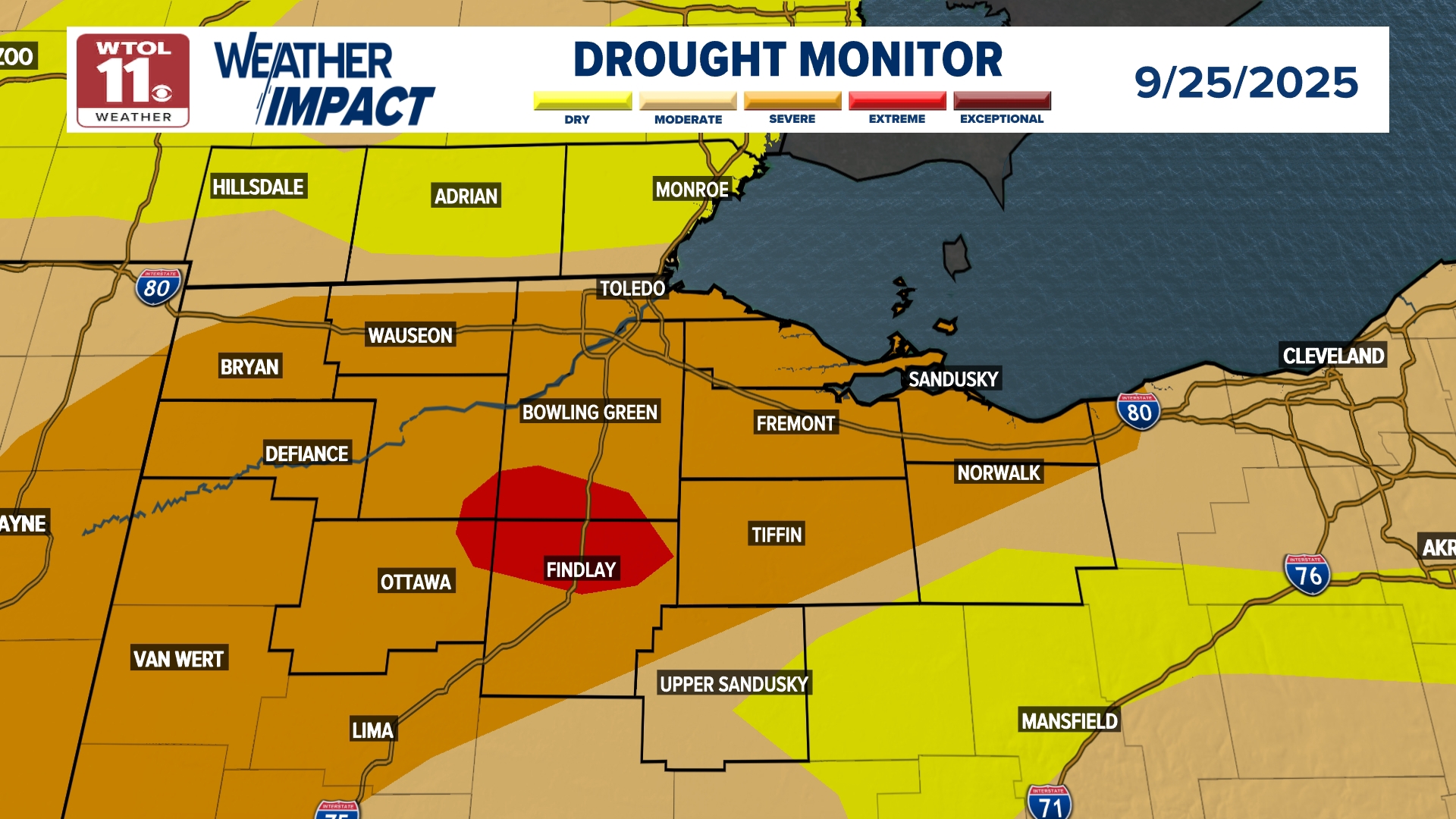 Did recent rain provide any drought relief? | wtol.com