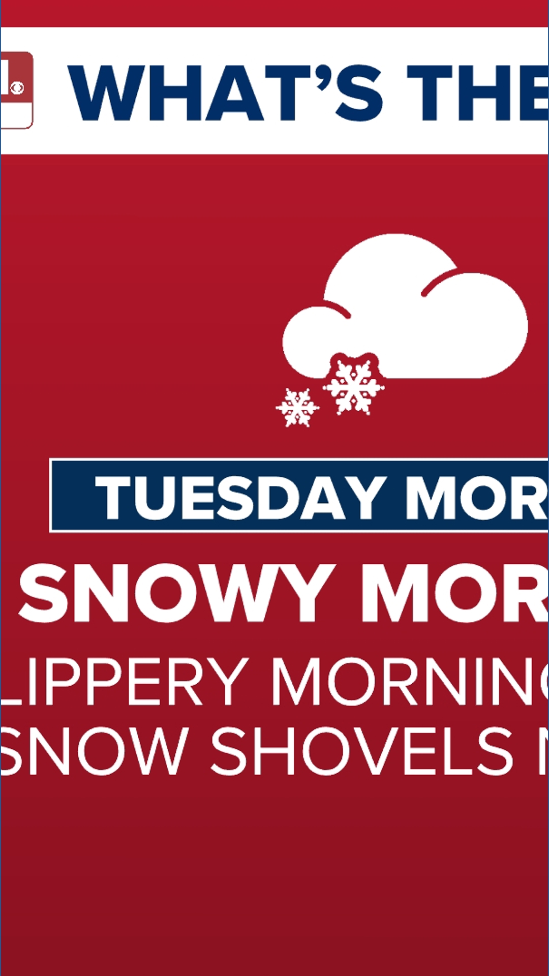 Weather Impact Alert Day: Overnight snow could impact Tuesday morning ...