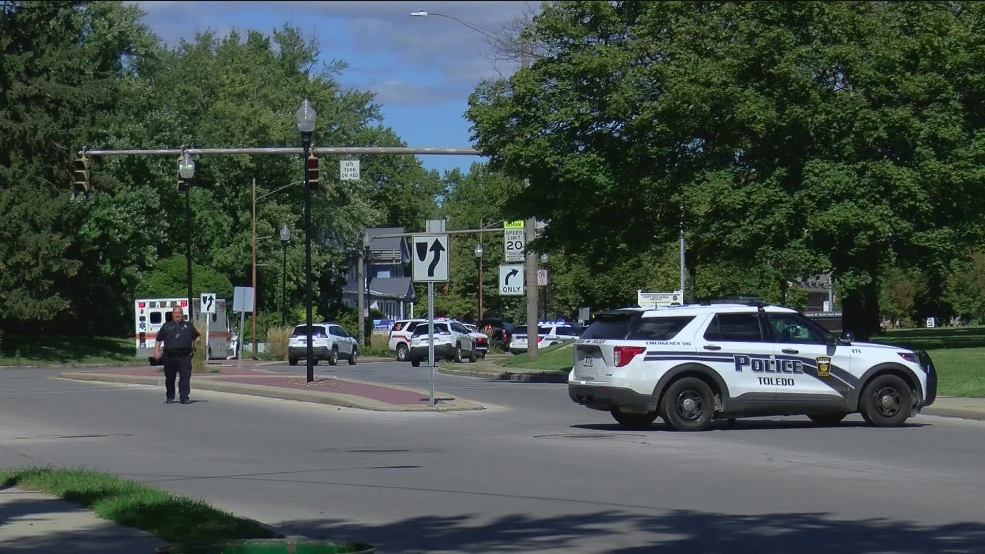 Toledo Police Department searched school out of precaution. No active shooter was found. Several similar threats across the country today. School resumed as normal.