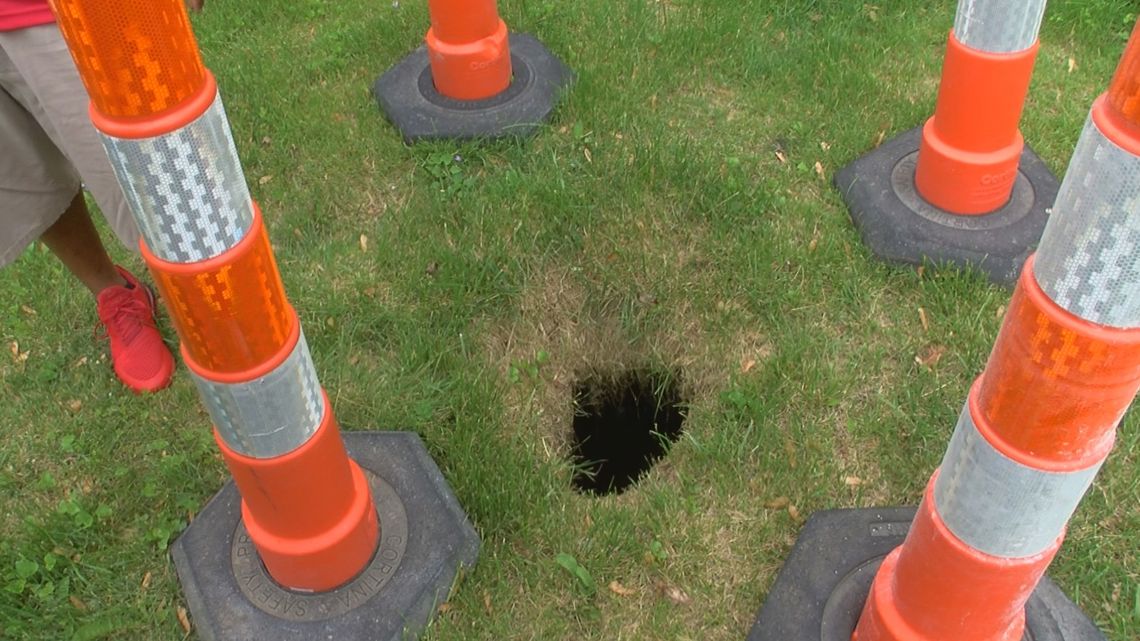 Toledo woman seeks city's help as hole in her backyard grows