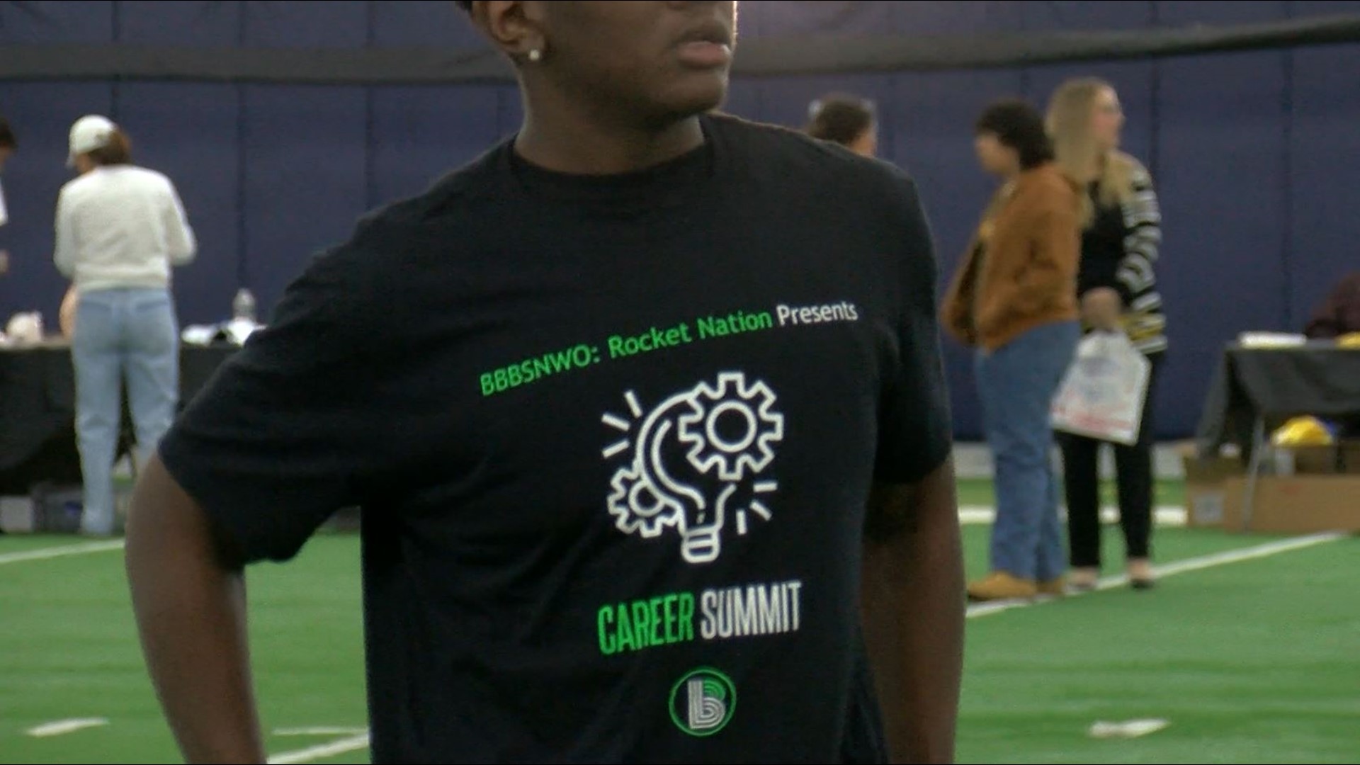The career summit, billed as 'Empowering Future Leaders' was hosted by the nonprofit Big Brothers Big Sisters of Northwestern Ohio and Rocket Nation.