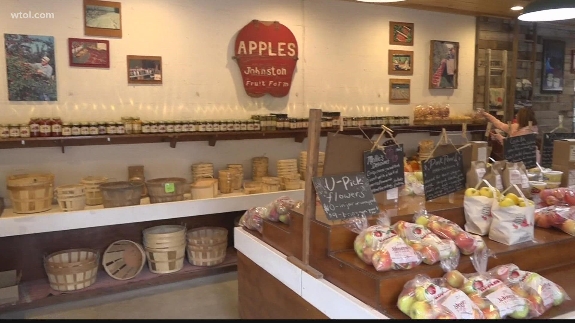 On Saturday, Johnston's will host their annual "Apples For Everyone" event, collecting apples for local food banks