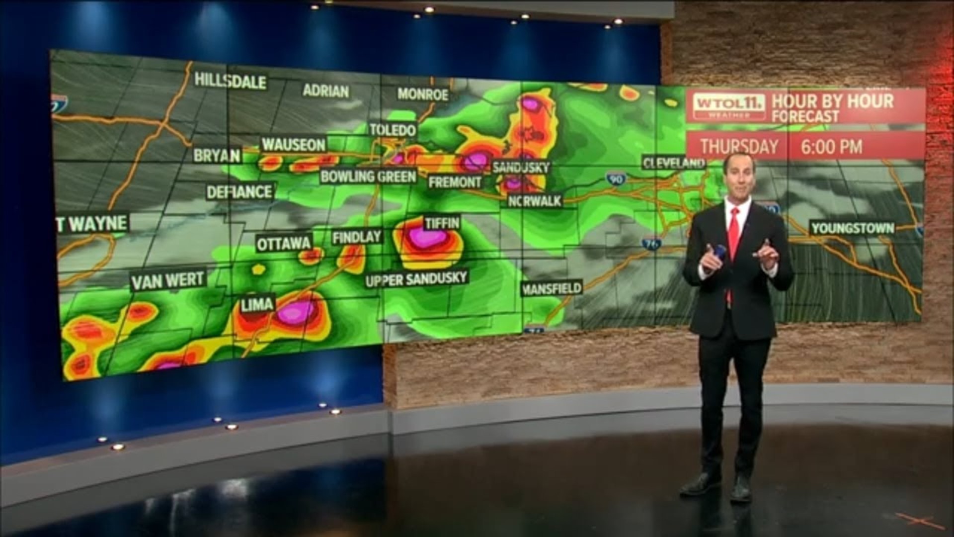 The storm prediction center has listed the risk for northwest Ohio as 'enhanced' for Thursday evening's ALERT DAY. Strong storms are likely between 4 p.m. and 8 p.m.