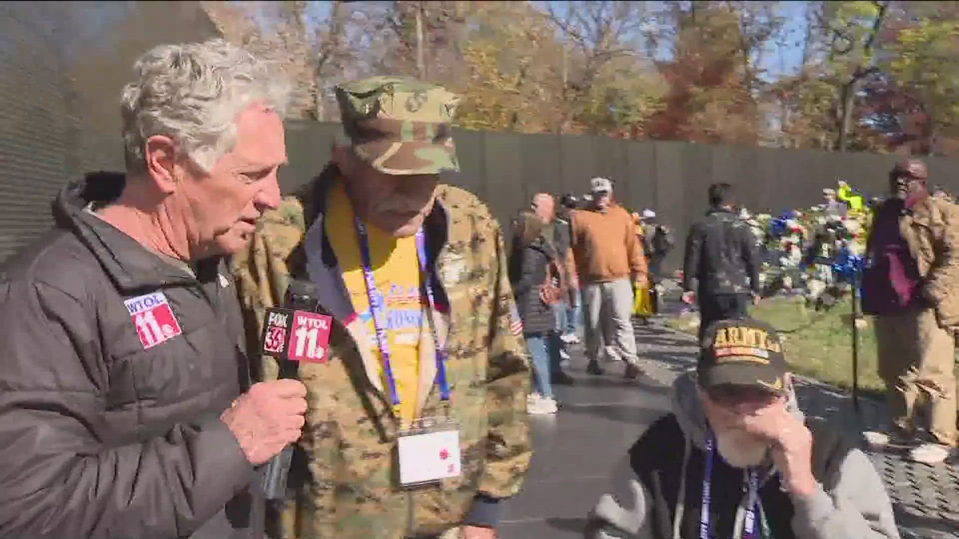 Flag City Honor Flight's stop at the Vietnam Memorial wasn't the first trip for some veterans, but it still carried the same profound impact.