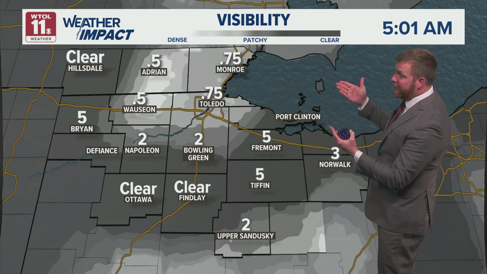 Patchy dense fog Thursday morning, then storms and a colder weekend ...