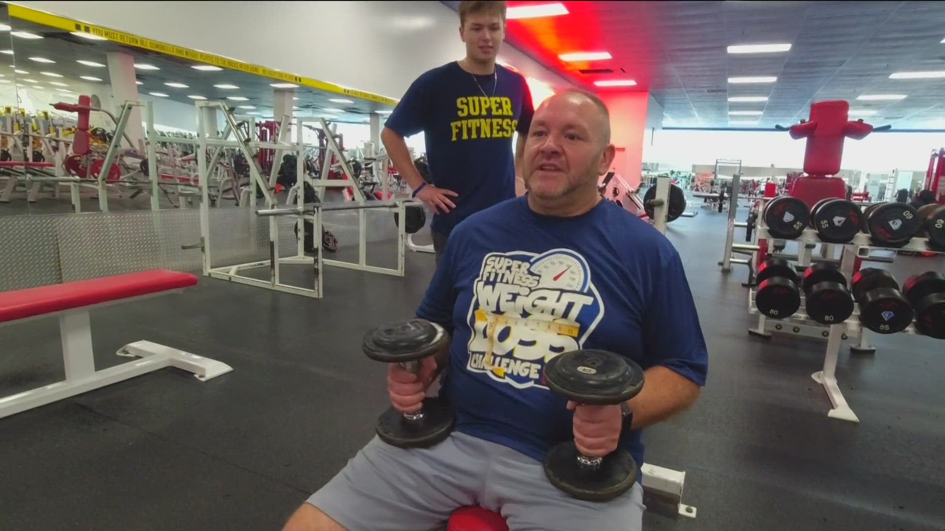 Our Super Fitness Weight Loss Challenge contestants are pushing each other to keep moving toward their goals. Part of that effort is regular exercise at the gym.