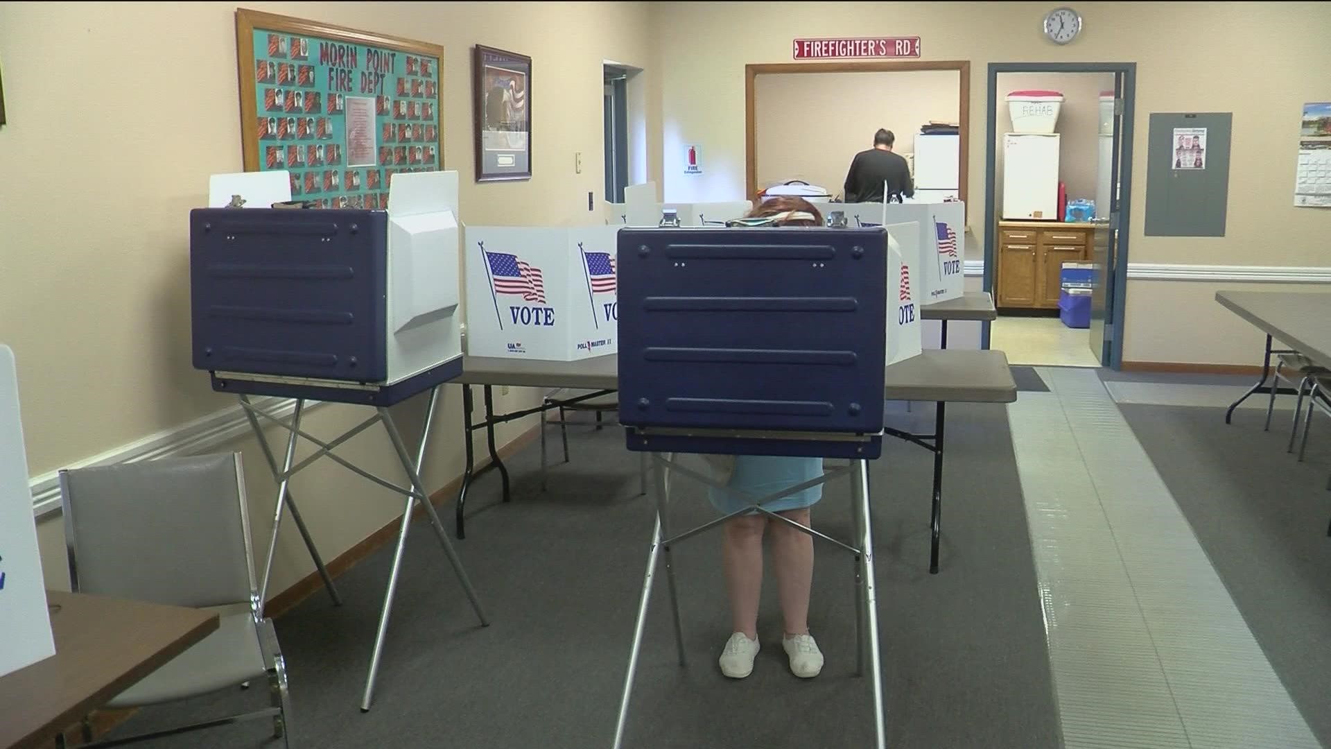 Poll workers said they still saw more voters than they expected.