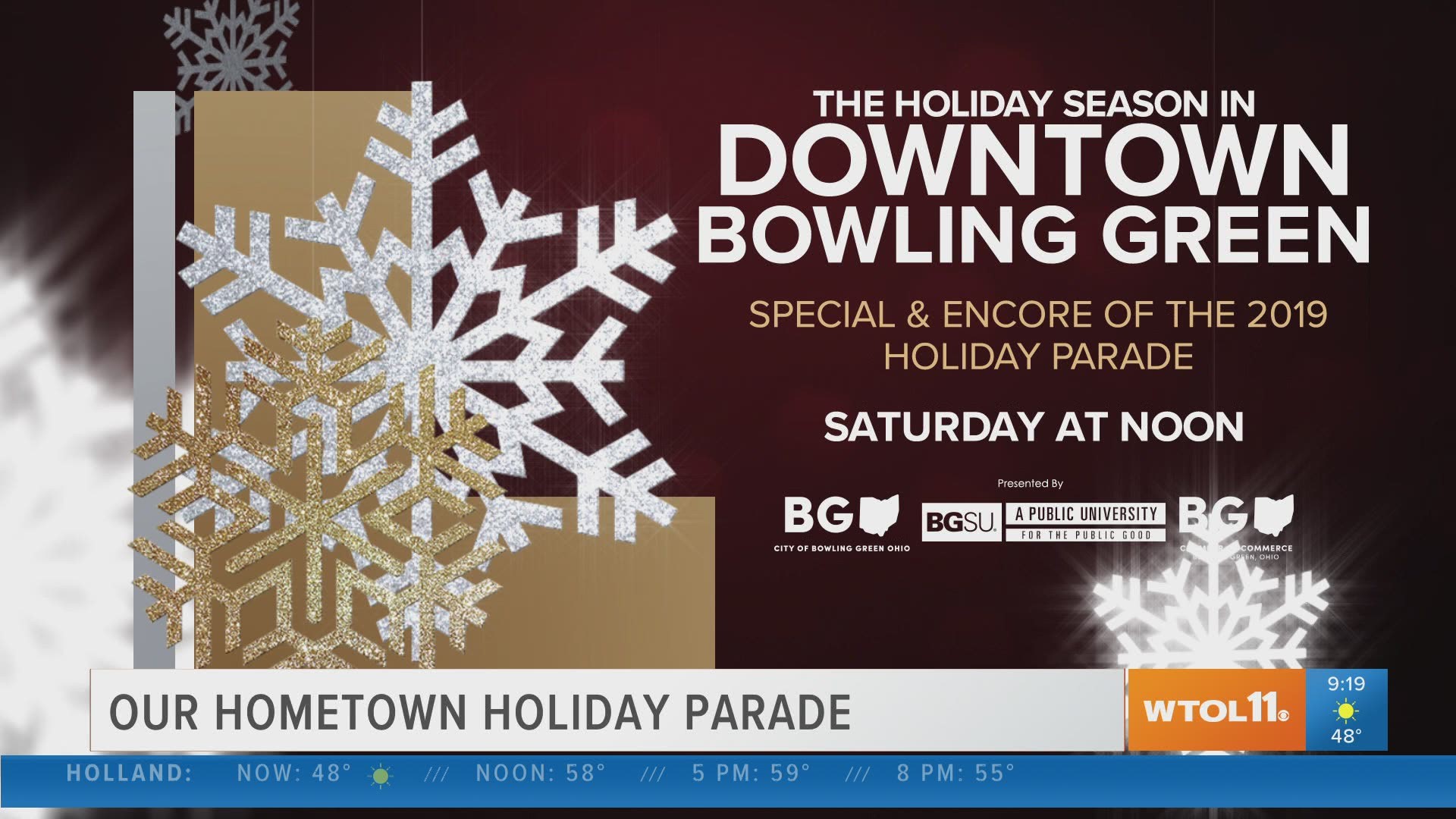 Watch virtual Bowling Green holiday parade Nov. 21