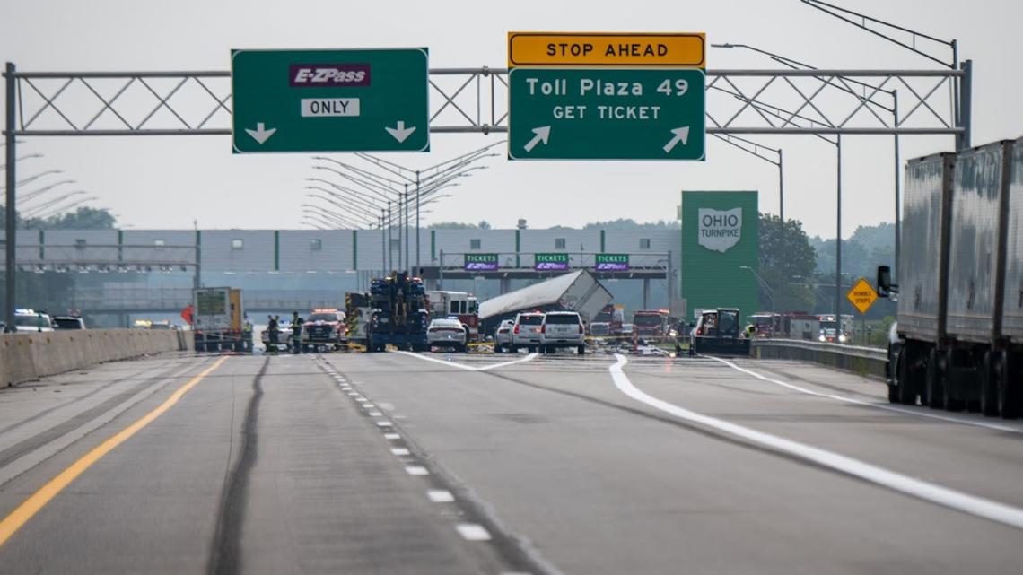 NTSB documents raise additional questions about deadly 2024 Ohio Turnpike crashes