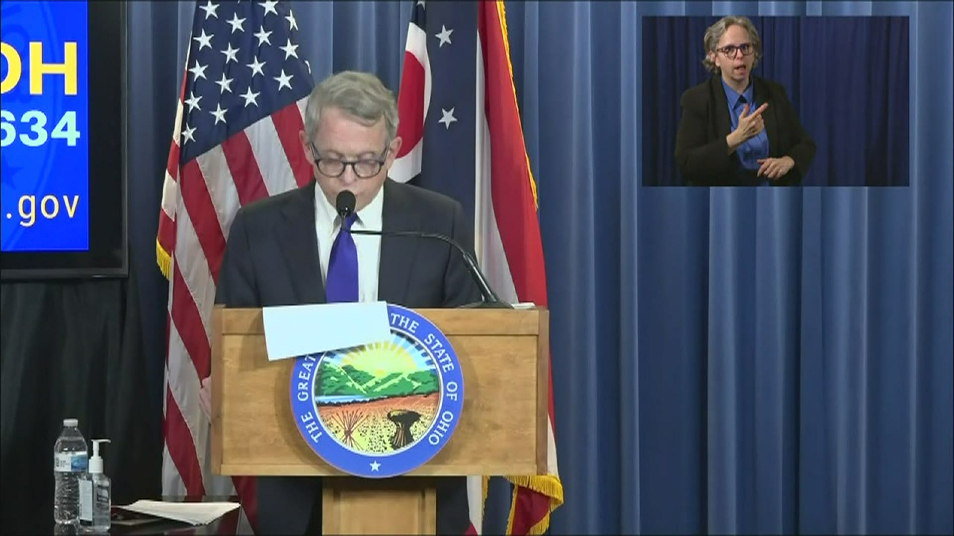 Gov. Mike DeWine says all staff will be tested. Residents will be tested on a case-by-case basis.
