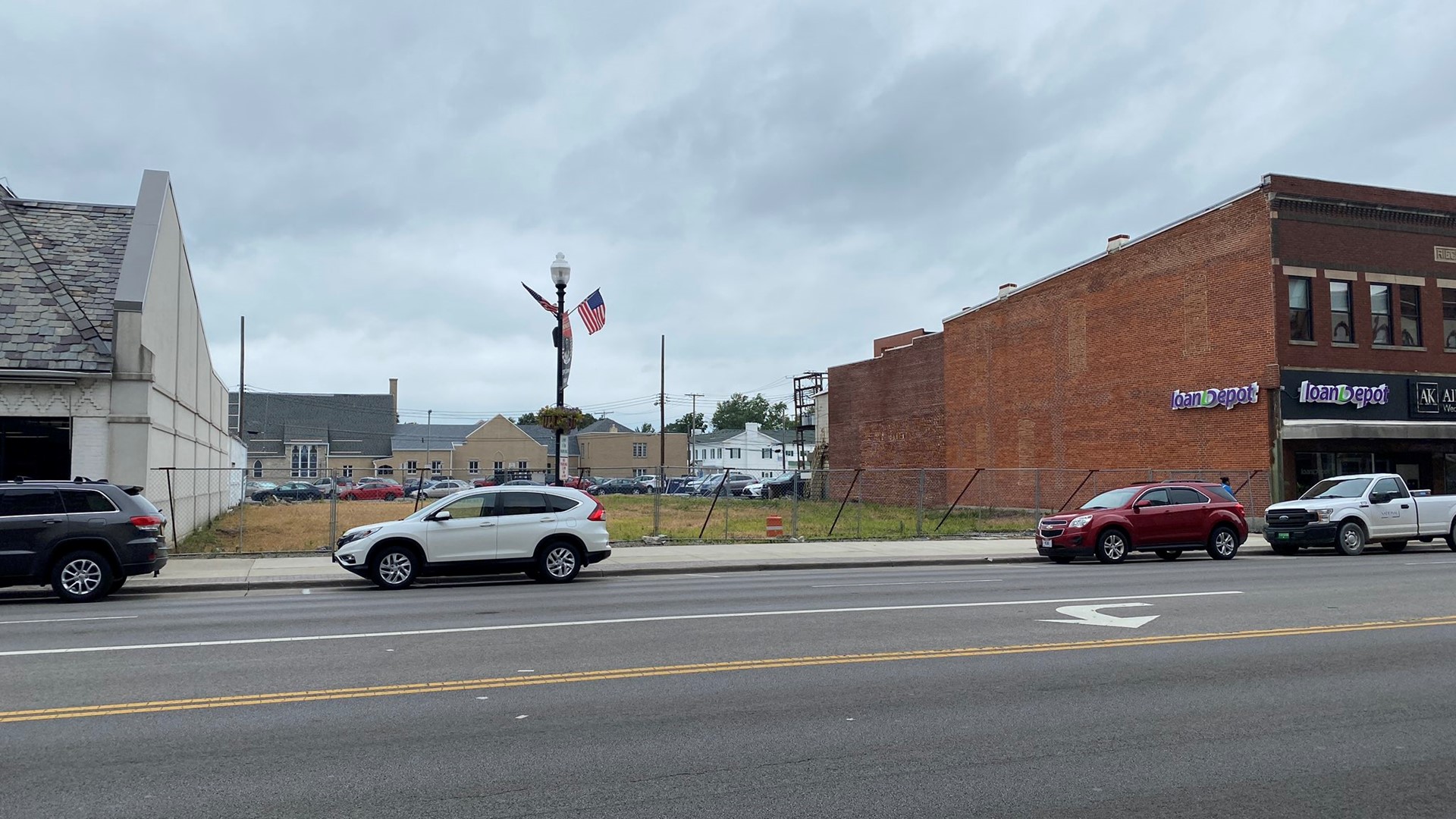 The historic Argyle building caught fire in 2012 and was later demolished.