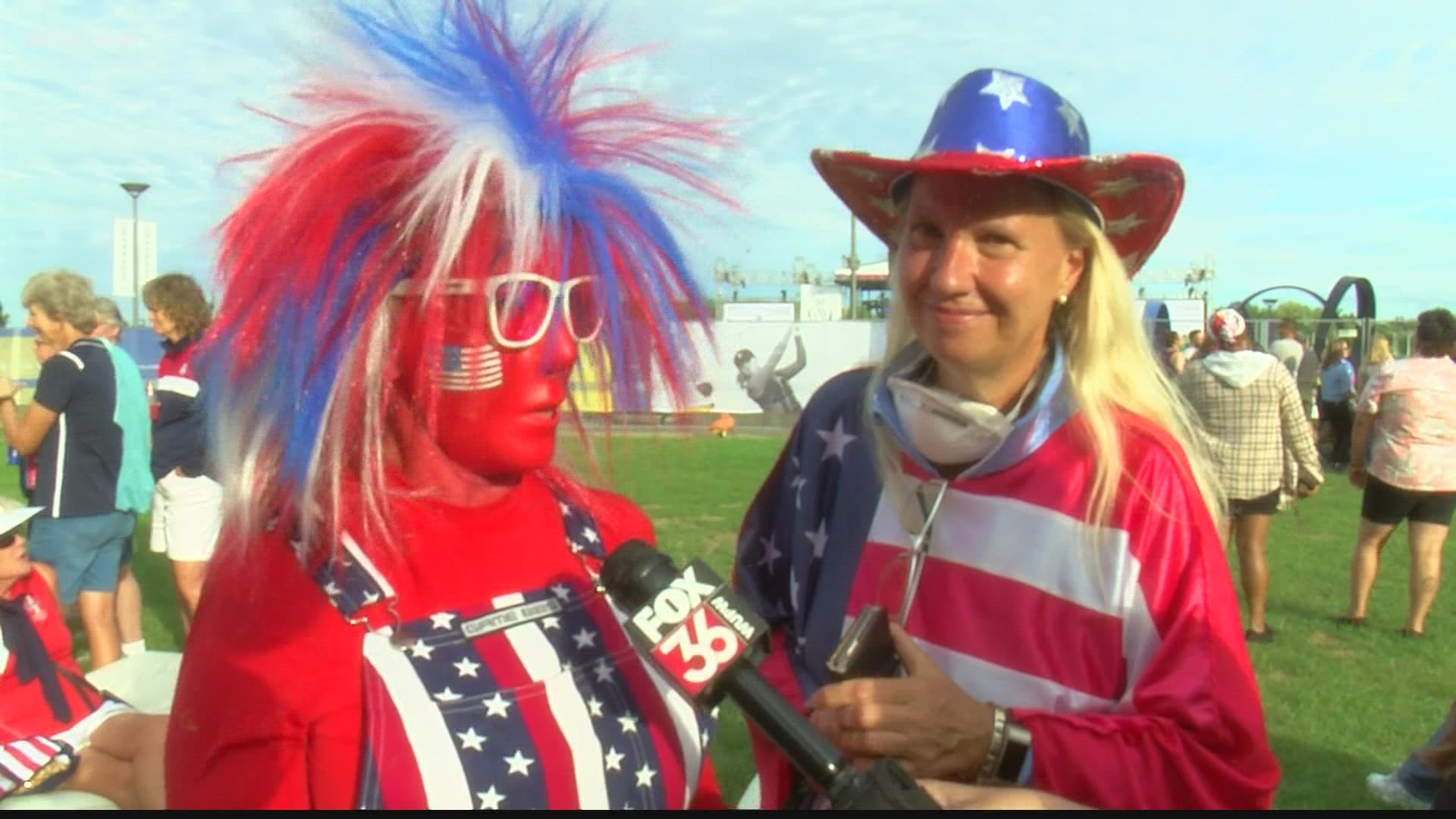 People from all over the world gathered in Downtown Toledo near Promenade Park to celebrate the Solheim Cup's Fan Fest.