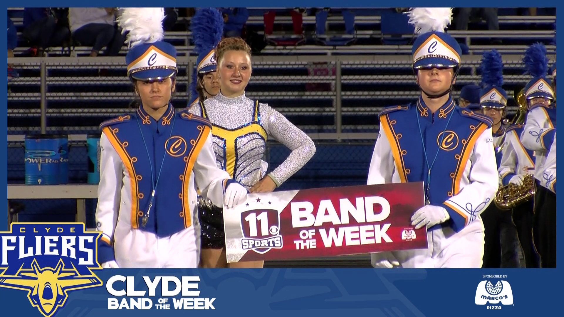 The Clyde Fliers marching band was WTOL 11's fourth Band of the Week on Sept. 13, 2024.