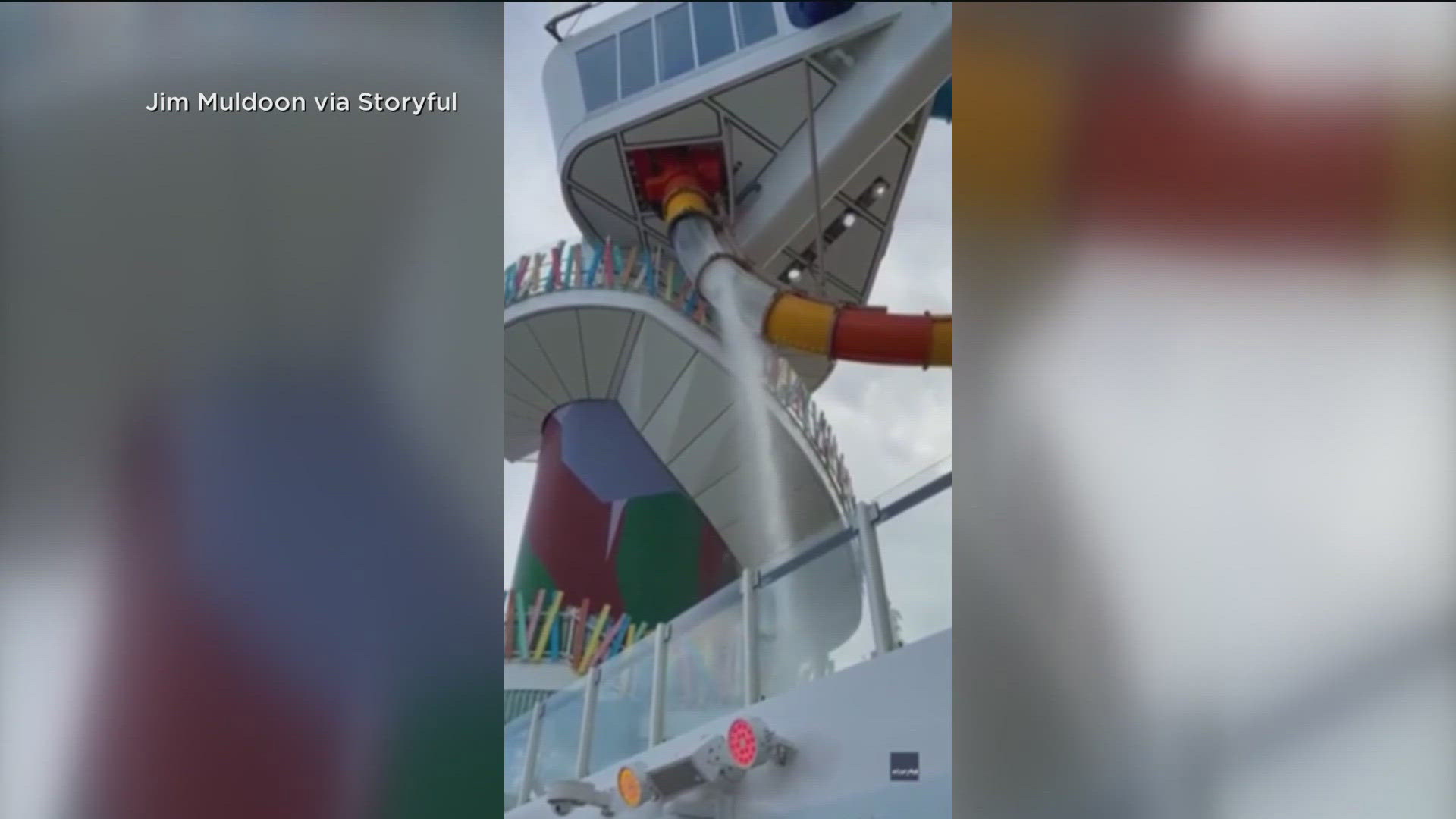 The slide is shut down while officials investigate. 