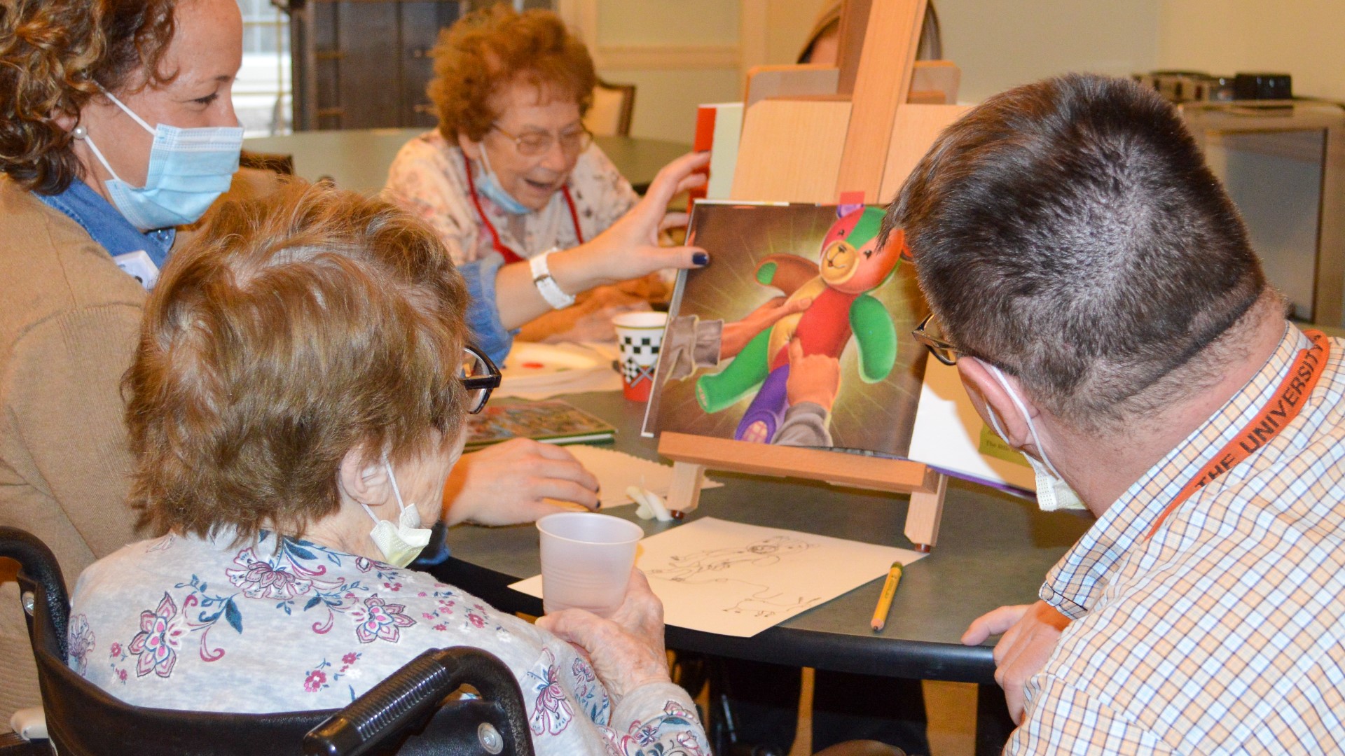 The event allows the residents to be inspired by art, activity and social engagement.
