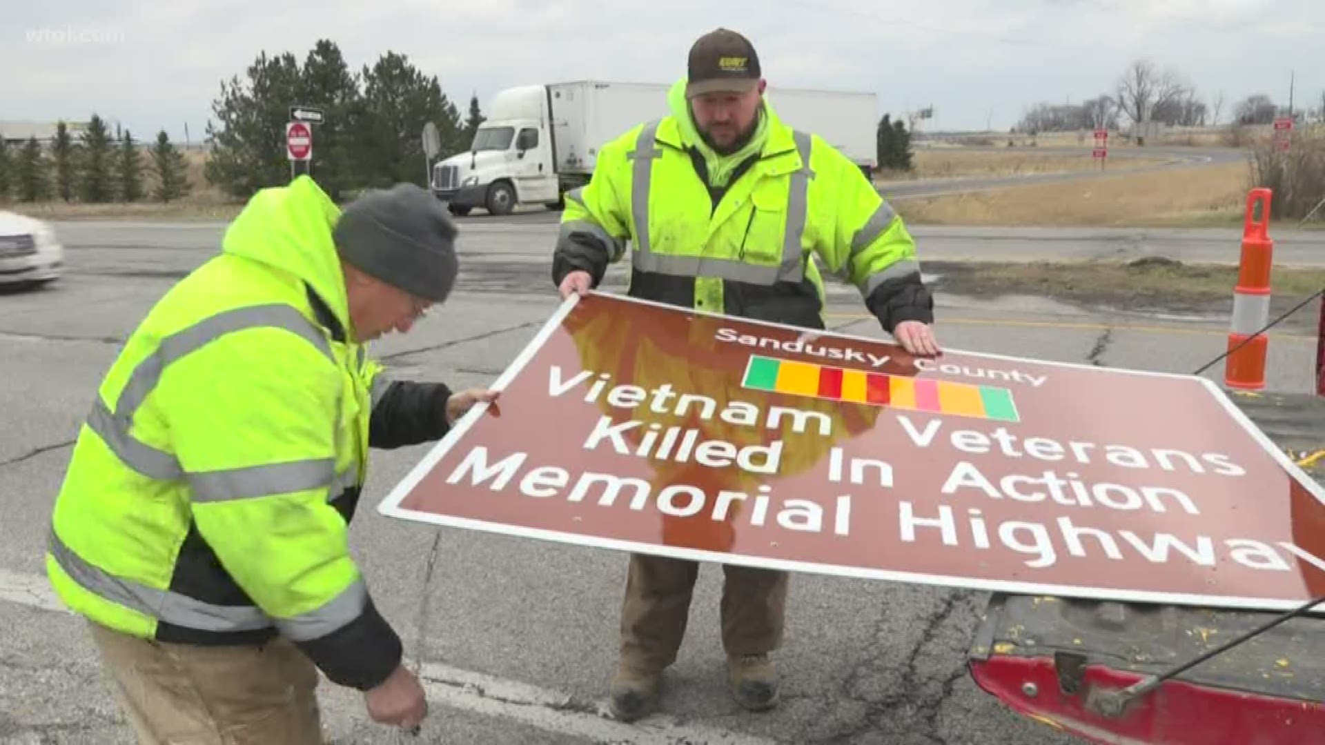 The stretch of State Route 20 through the city of Fremont has been dedicated to remember those who paid the ultimate sacrifice for their country.