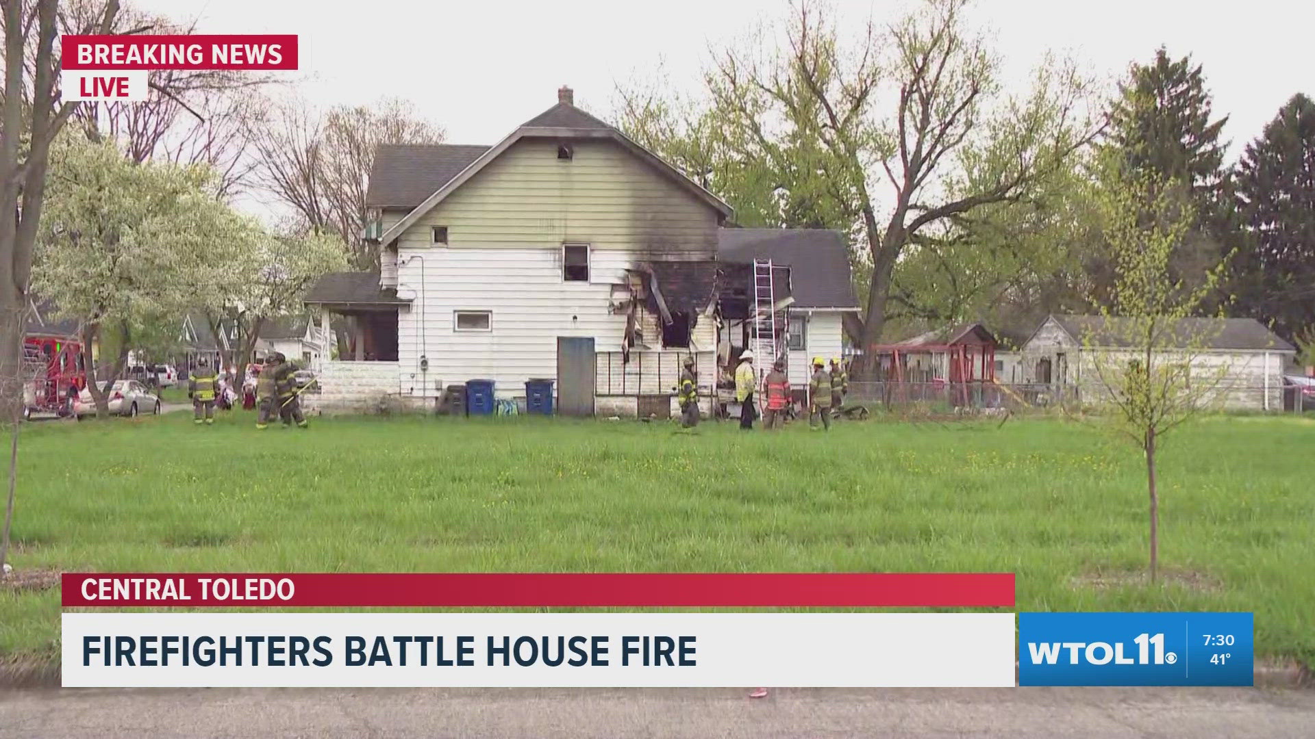Crews respond to central Toledo house fire | wtol.com
