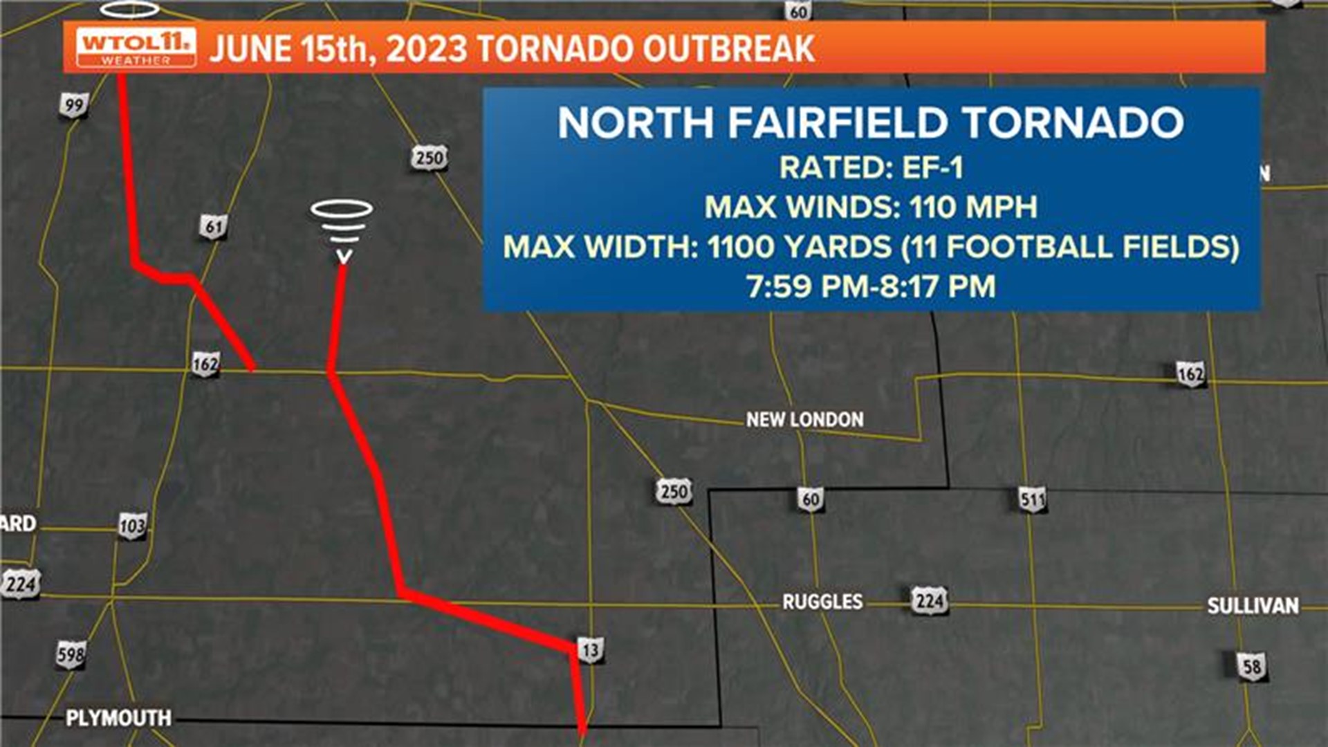 An in-depth look at the paths of all 9 tornadoes that touched down in ...