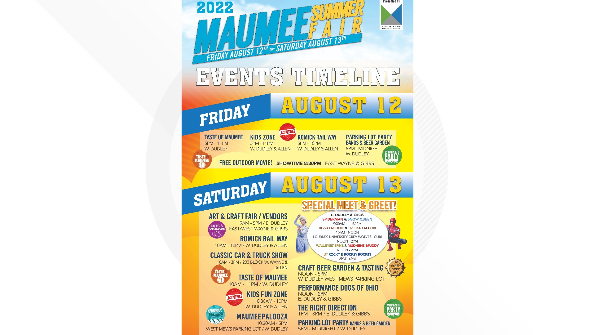 The Maumee Summer Fair returns Aug. 12 and 13