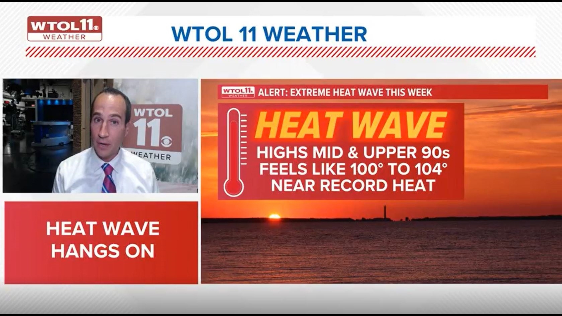 WTOL 11's Chris Vickers breaks down what we can expect for the rest of the heat wave sweeping through northwest Ohio.