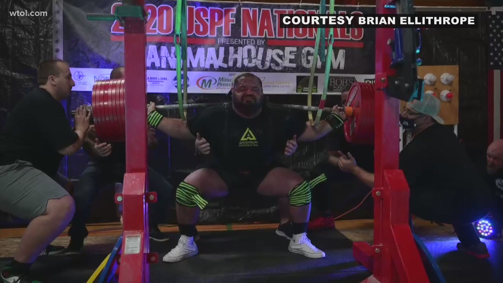 Oregon, OH powerlifter squats 1,080 lbs. three times his weight
