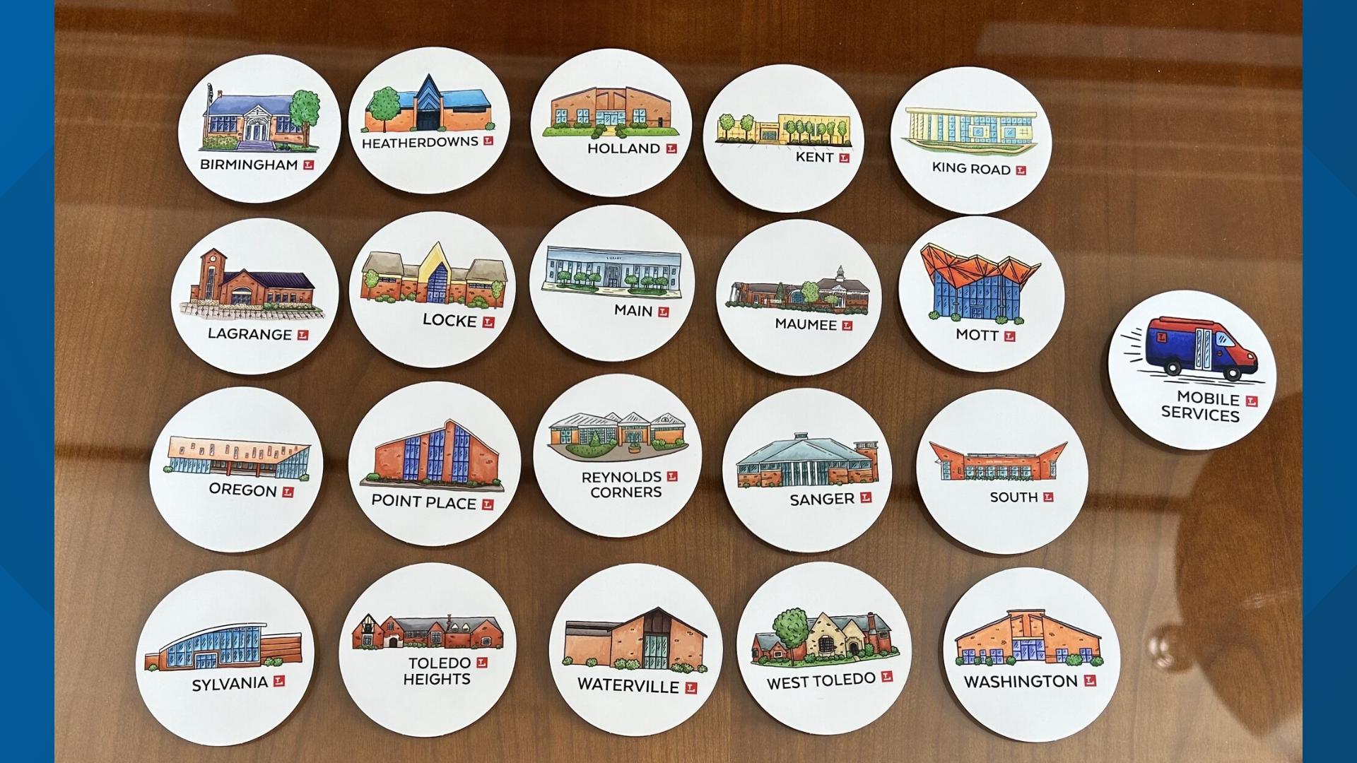Lp County Sticker Toledo Lucas County Public Library debuts 21 collectible stickers ...