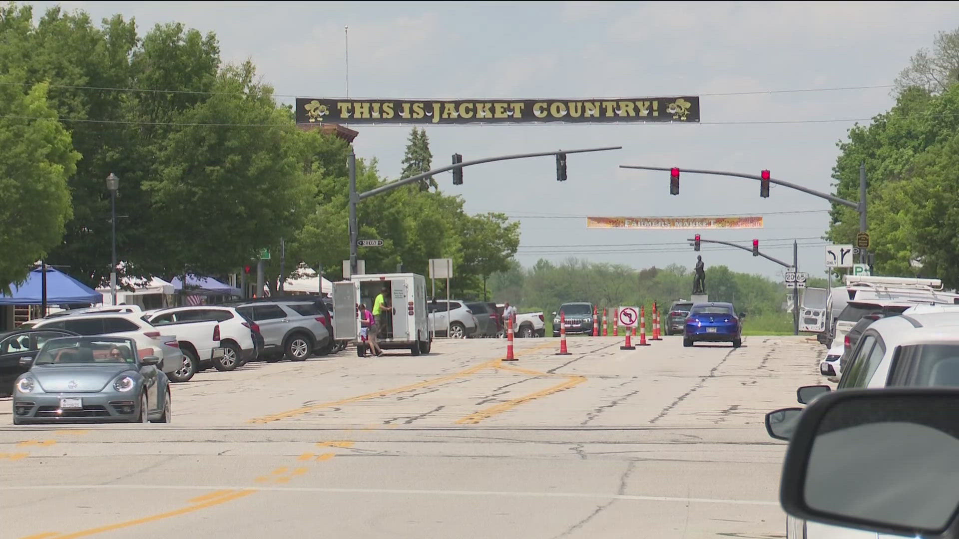 The city is making improvements to Louisiana Avenue between Front Street and Indiana Avenue.