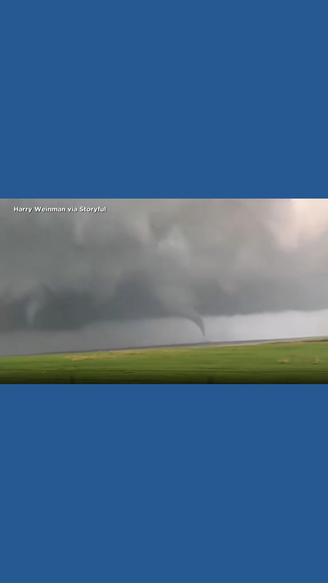 Tornadic supercell with twin rotations sweeps through northeast ...