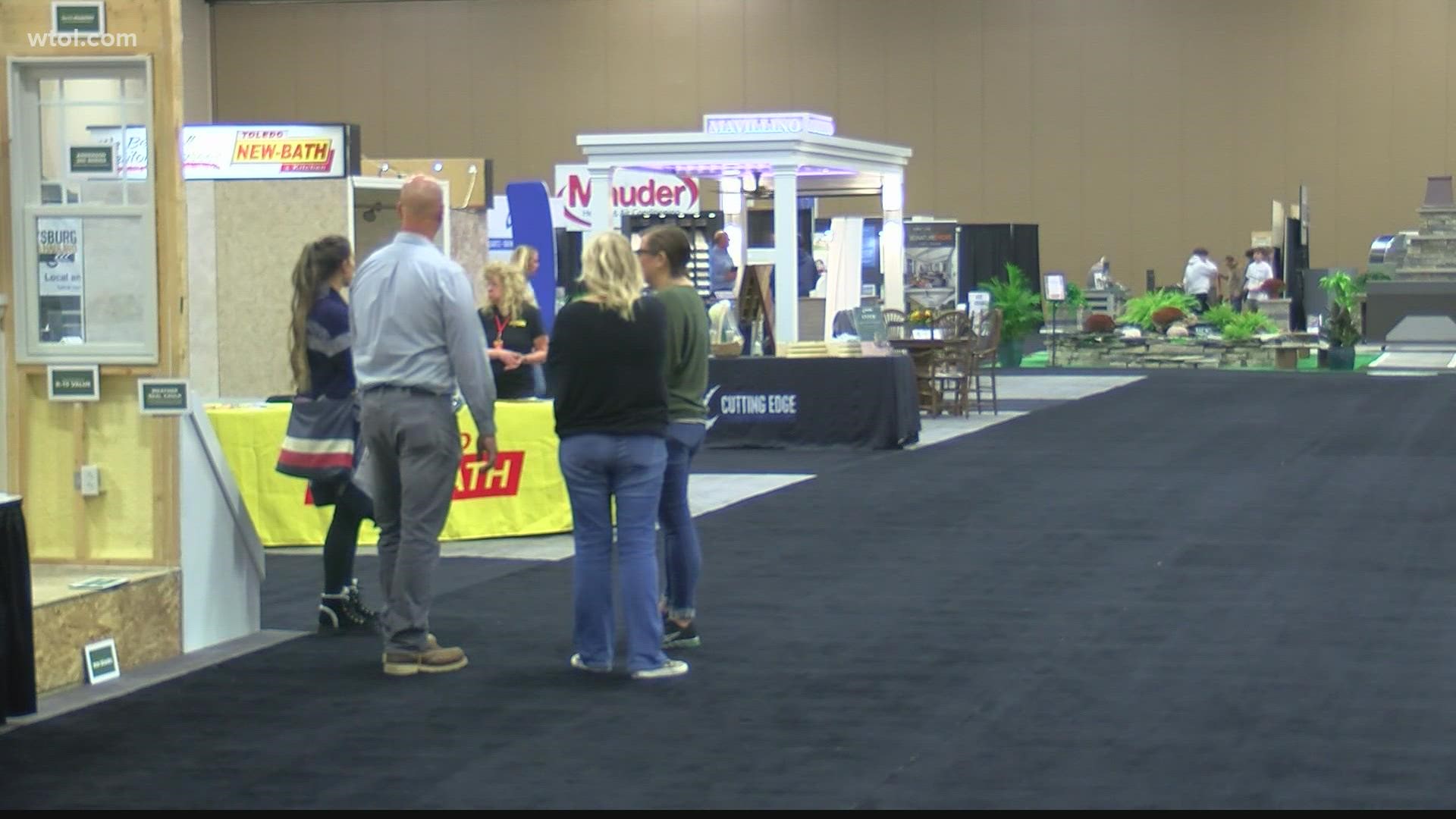 Business owners at the House and Home show said they aren't able to get their products to consumers as fast as they used to be able to in the past.